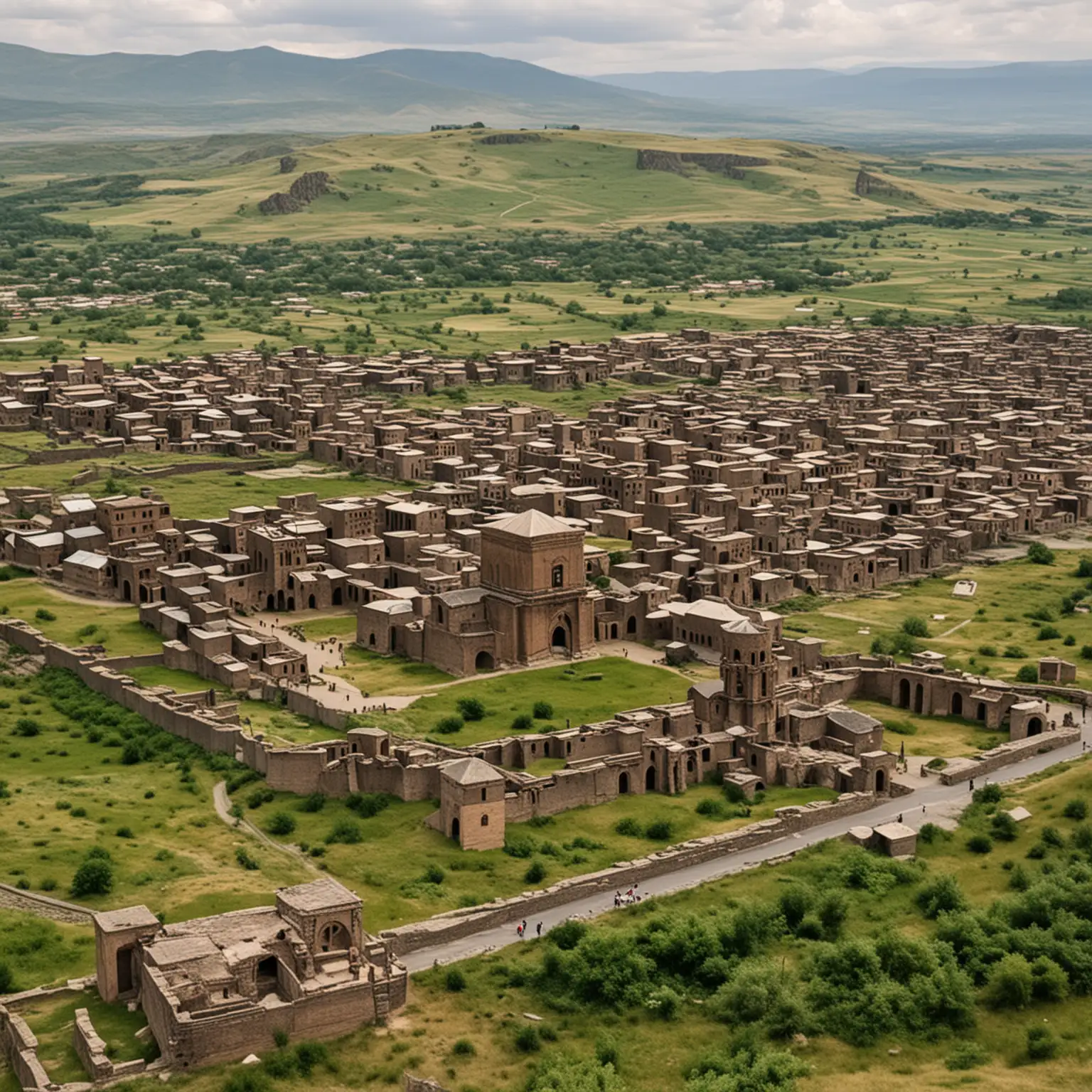 Ani Ancient Capital of Armenia Historic Ruins Amidst Natures Embrace
