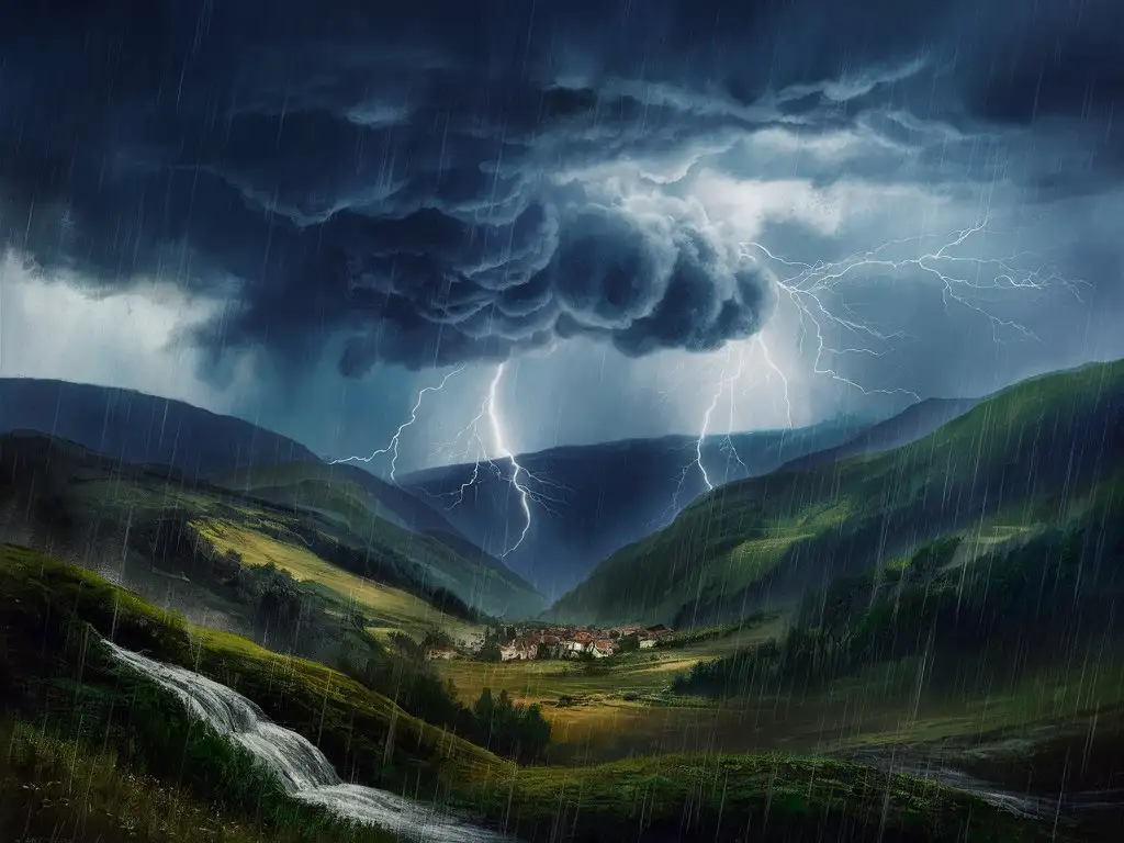 Stormy scenery