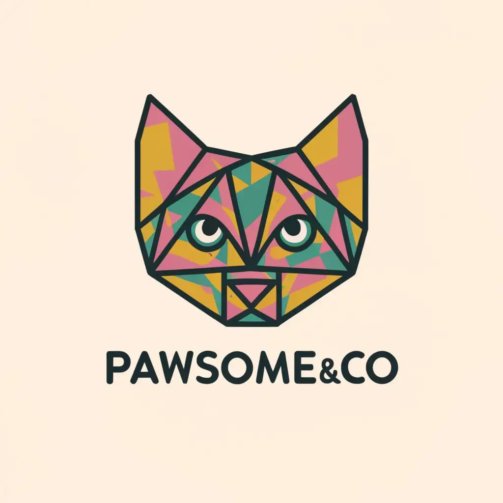 a logo design,with the text "Pawsome&Co.", main symbol:Pet,complex,be used in Animals Pets industry,clear background