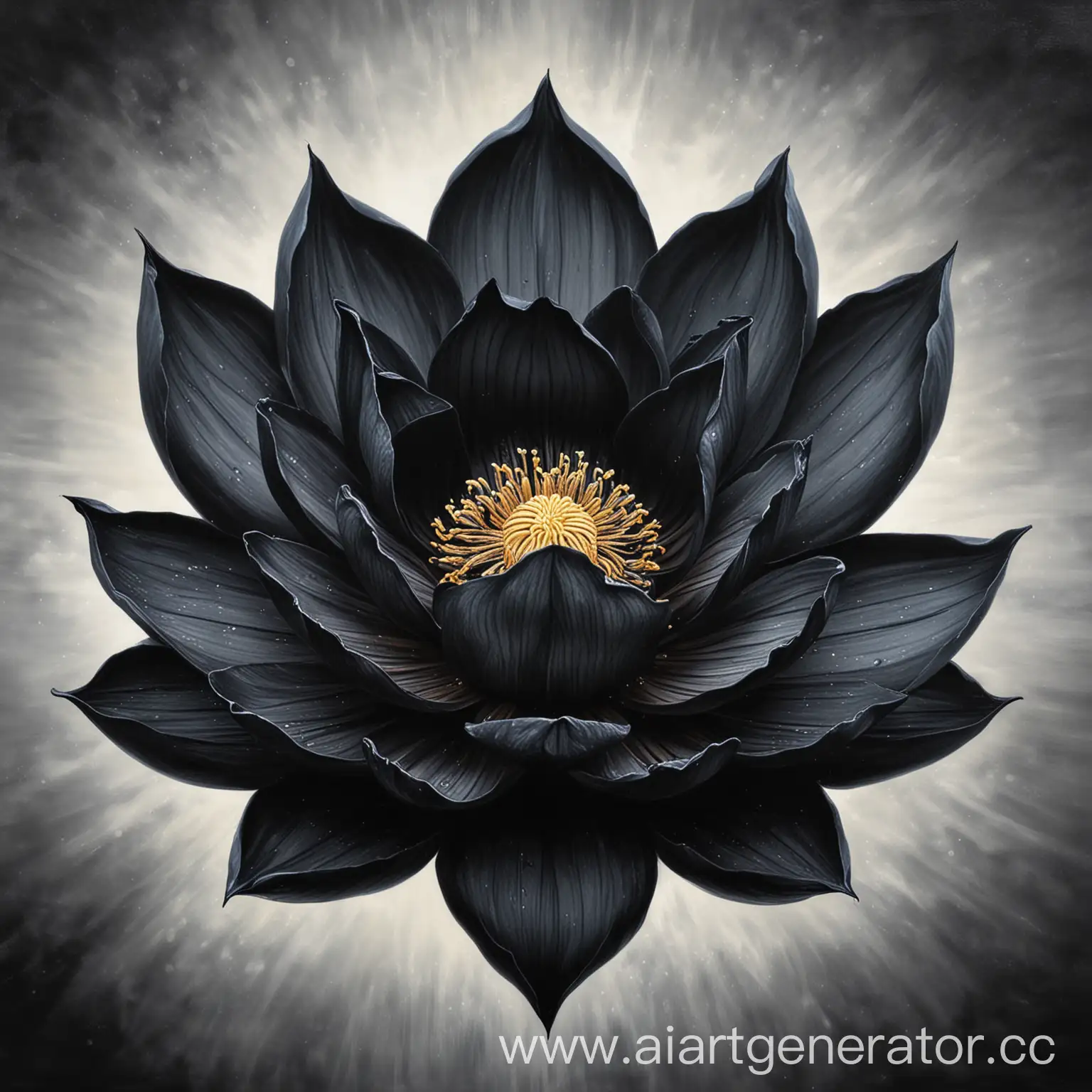 Enigmatic-Black-Lotus-Blossom-in-Moonlight