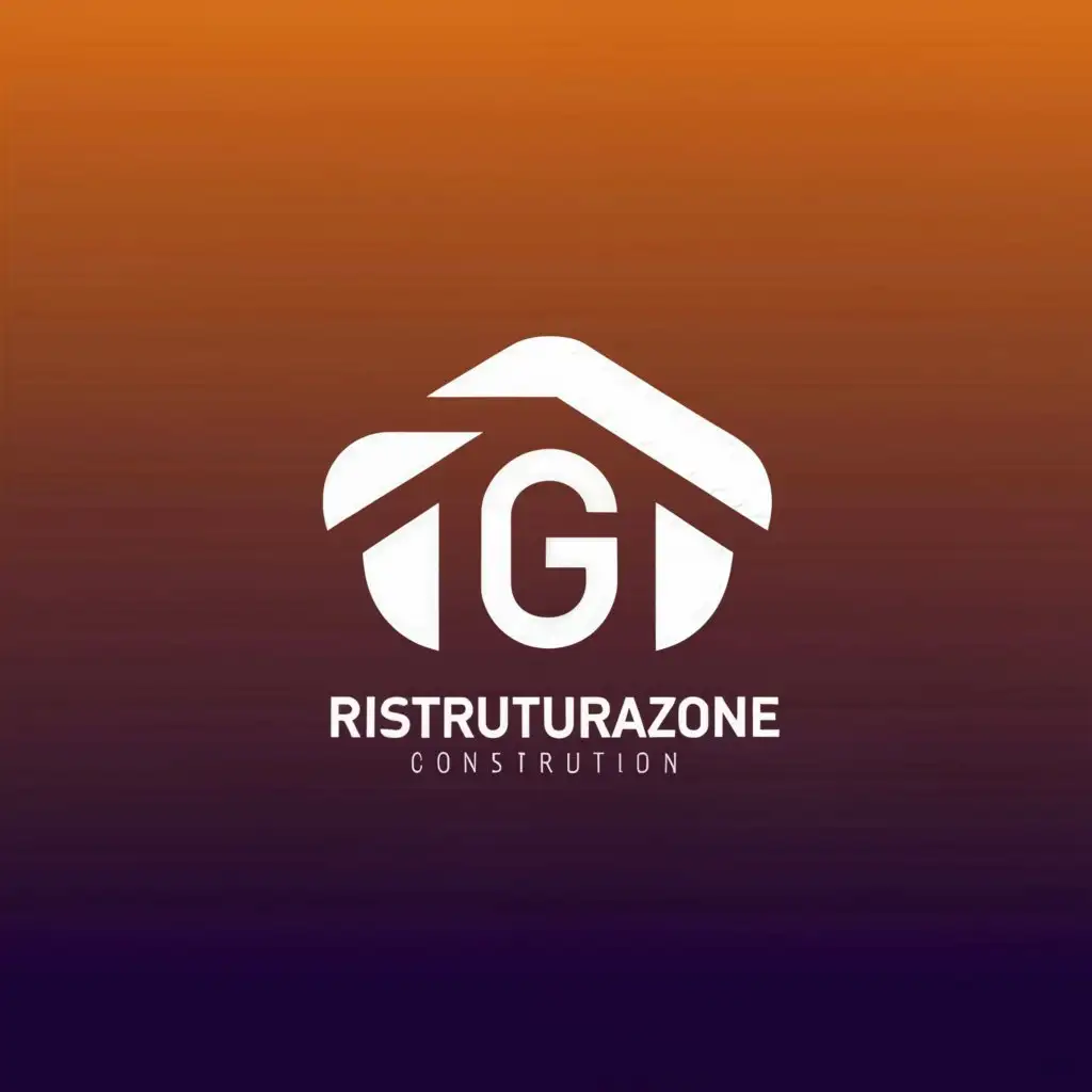 a logo design, with the text 'Go Ristrutturazione', main symbol: home, Moderate, to be used in Construction industry, clear background