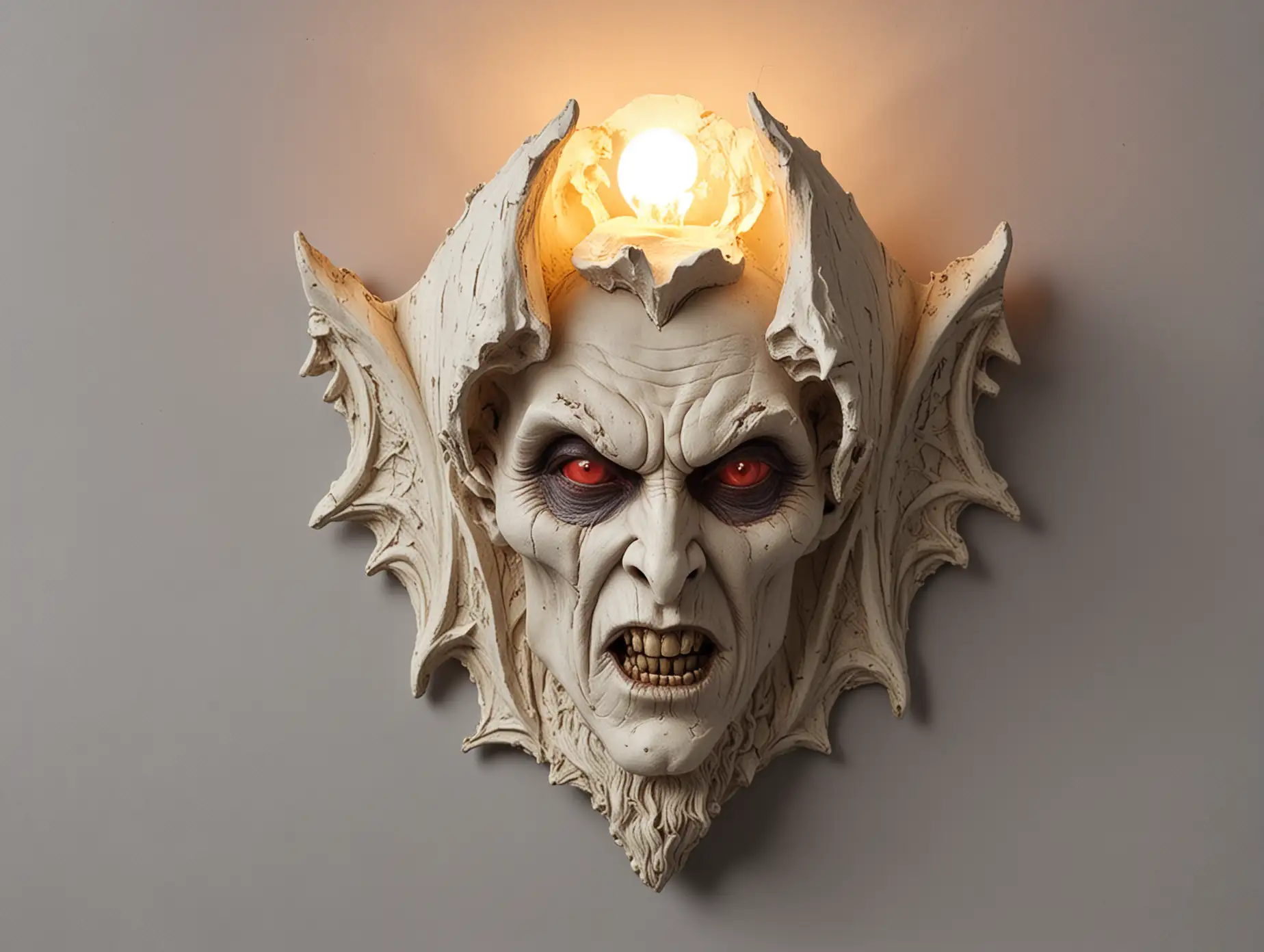 Gypsum-Dracula-Wall-Lamp