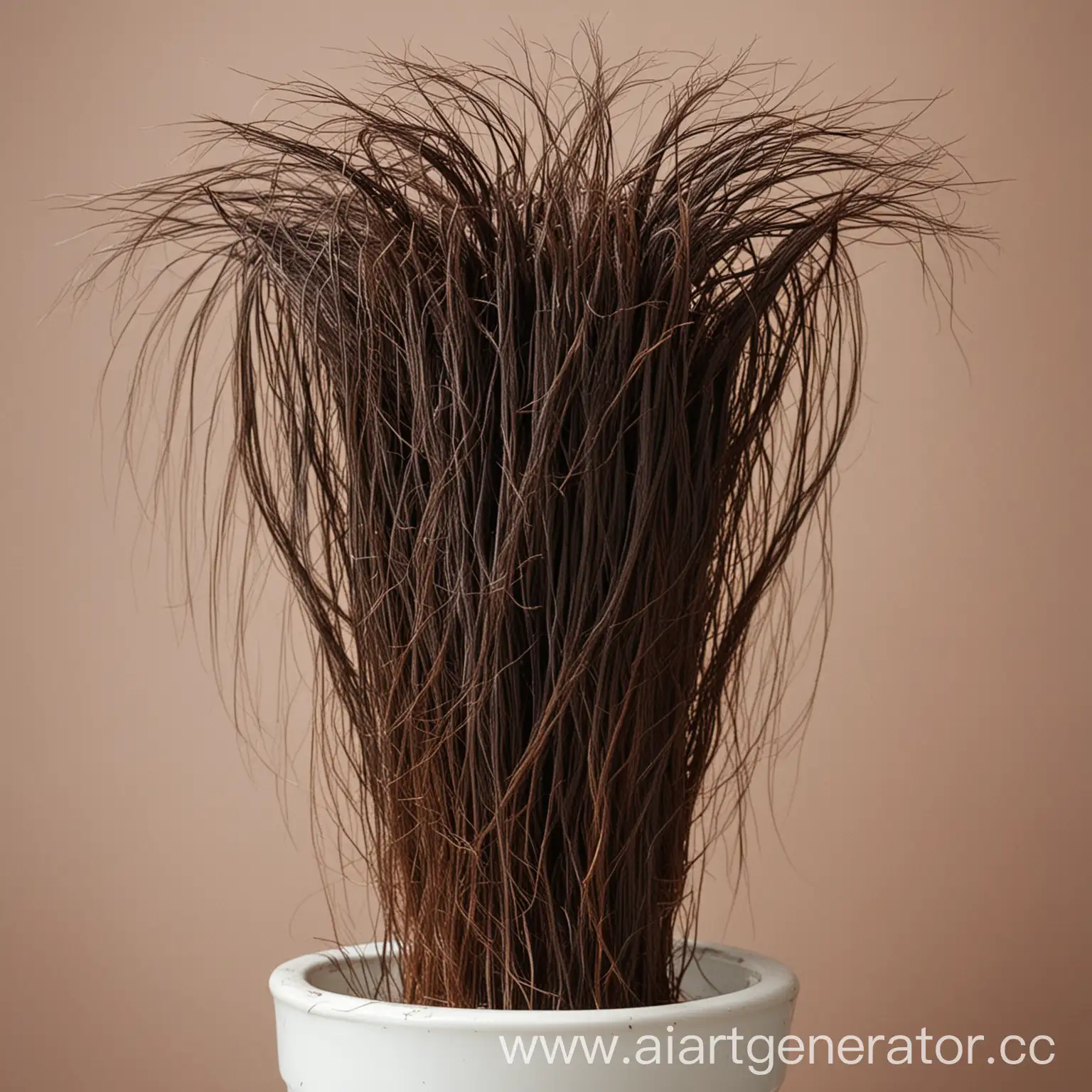 Hair-in-a-Pot-Surrealistic-Botanical-Fusion-Artwork