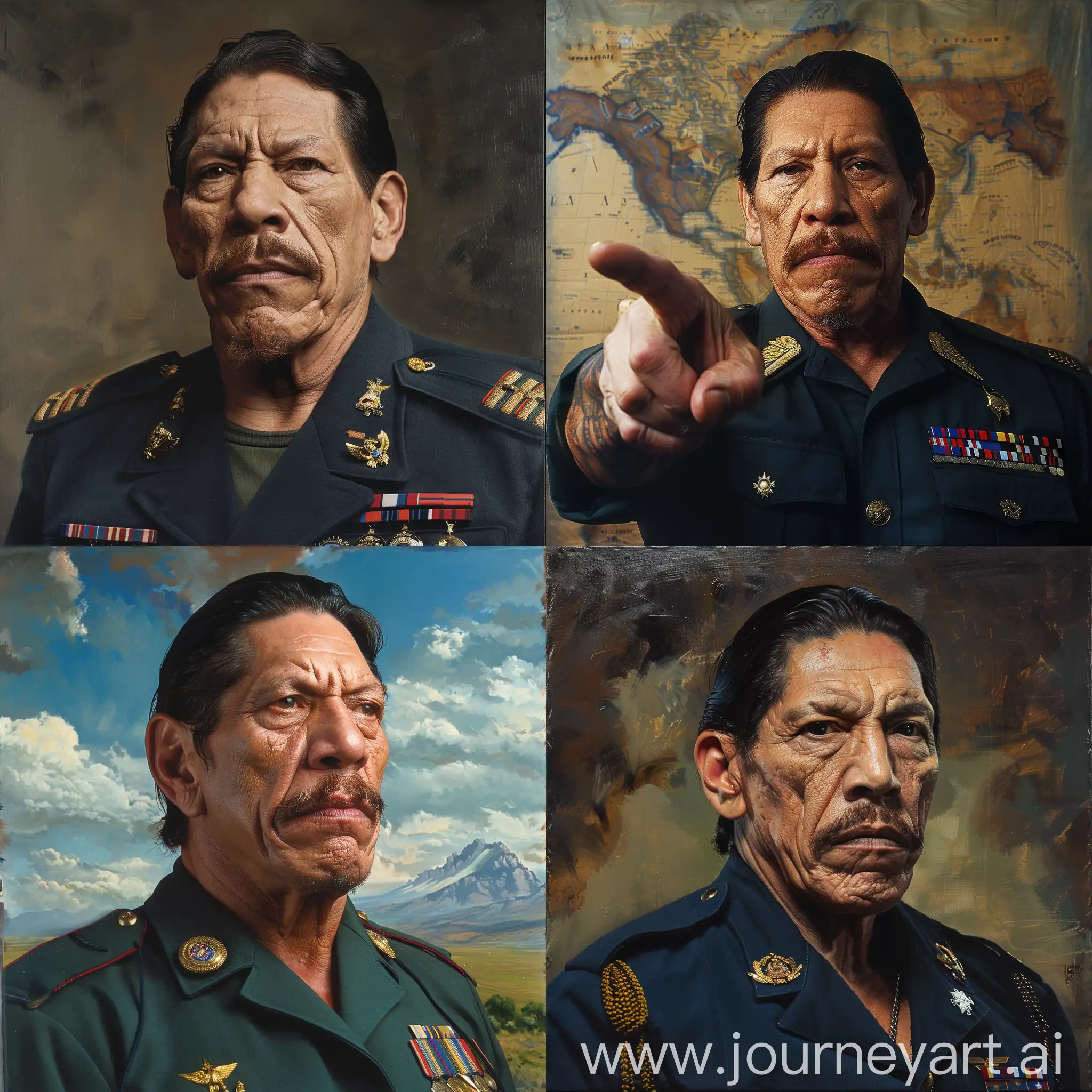 General-of-the-South-American-Army-1988-Realism-Portrait-in-HD-Quality