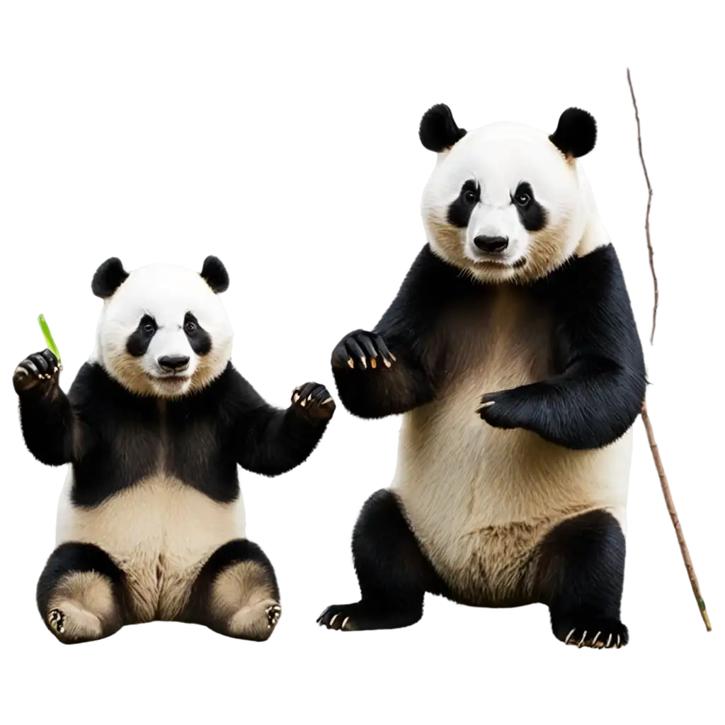 Adorable-Panda-and-Bear-PNG-Image-A-Captivating-Duo-in-HighQuality-Format