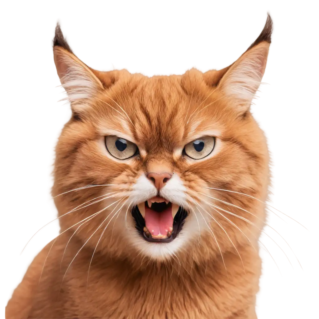 Angry cat