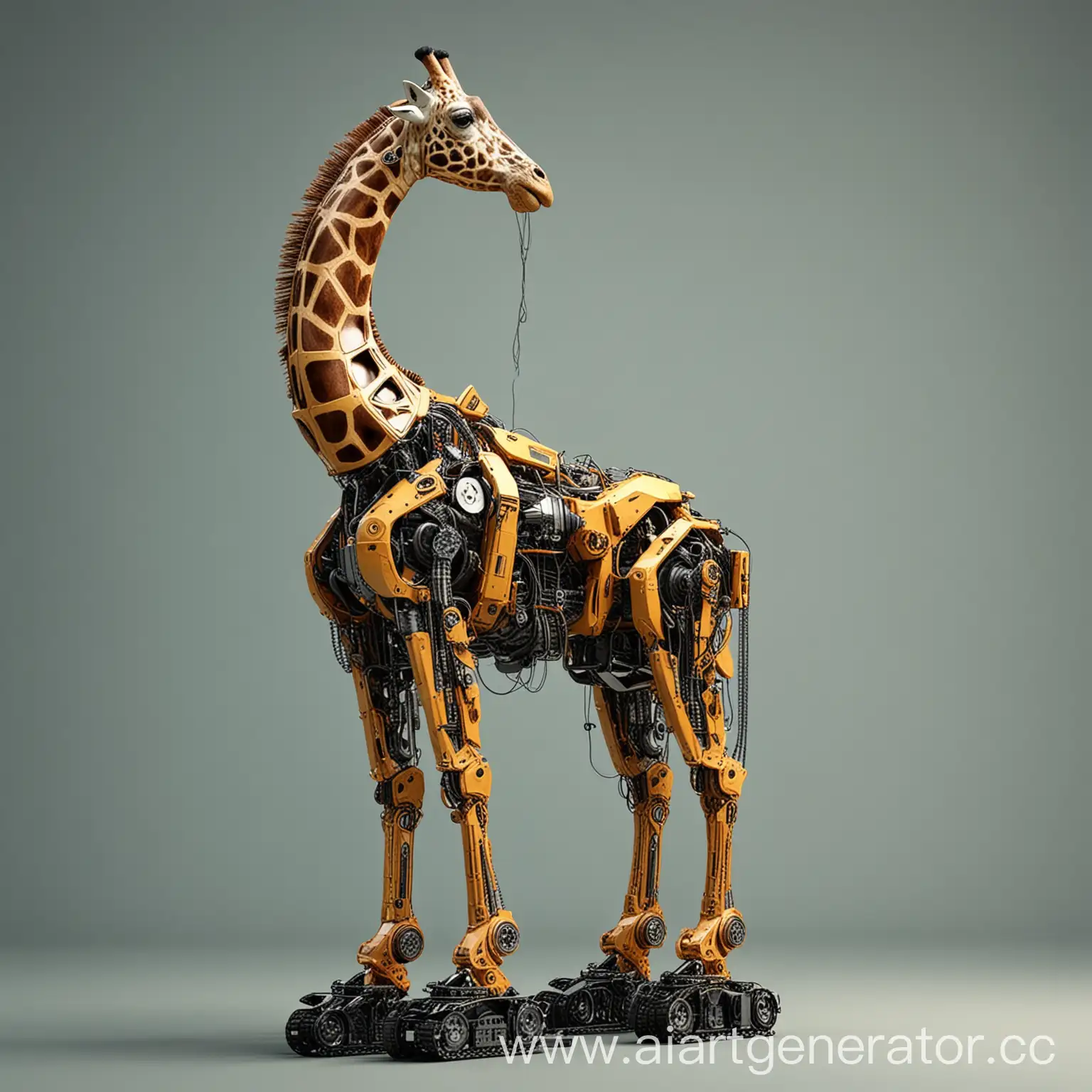 жирафомашина, как будто трансформер
