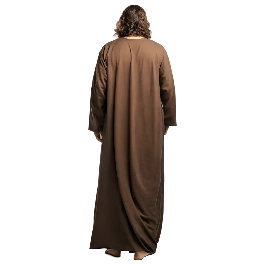 HighQuality-PNG-Image-of-Jesus-in-Brown-Cloth-Rear-FullBody-View