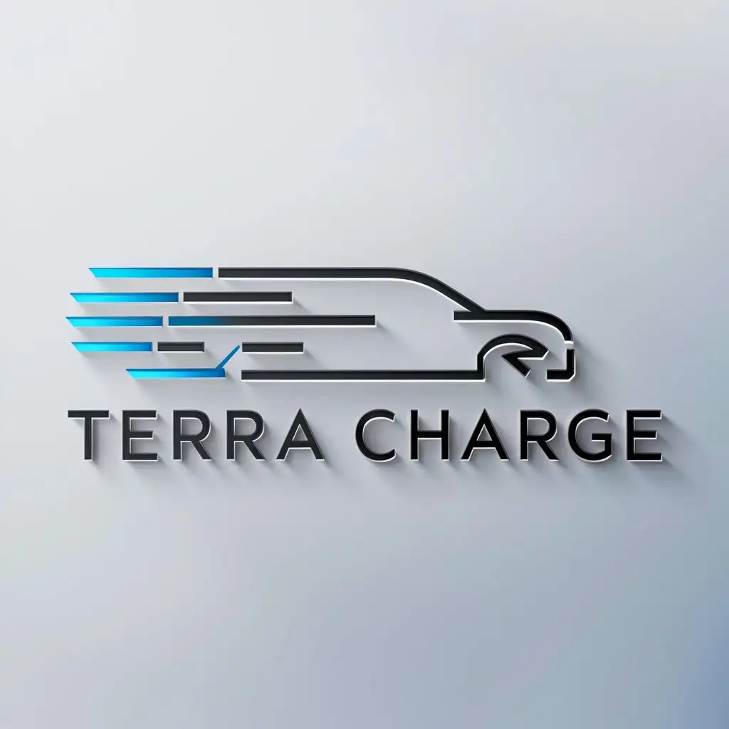 LOGO-Design-For-Terra-Charge-Electric-Vehicle-Super-Fast-Charger-with-Blue-White-Gradient-Background