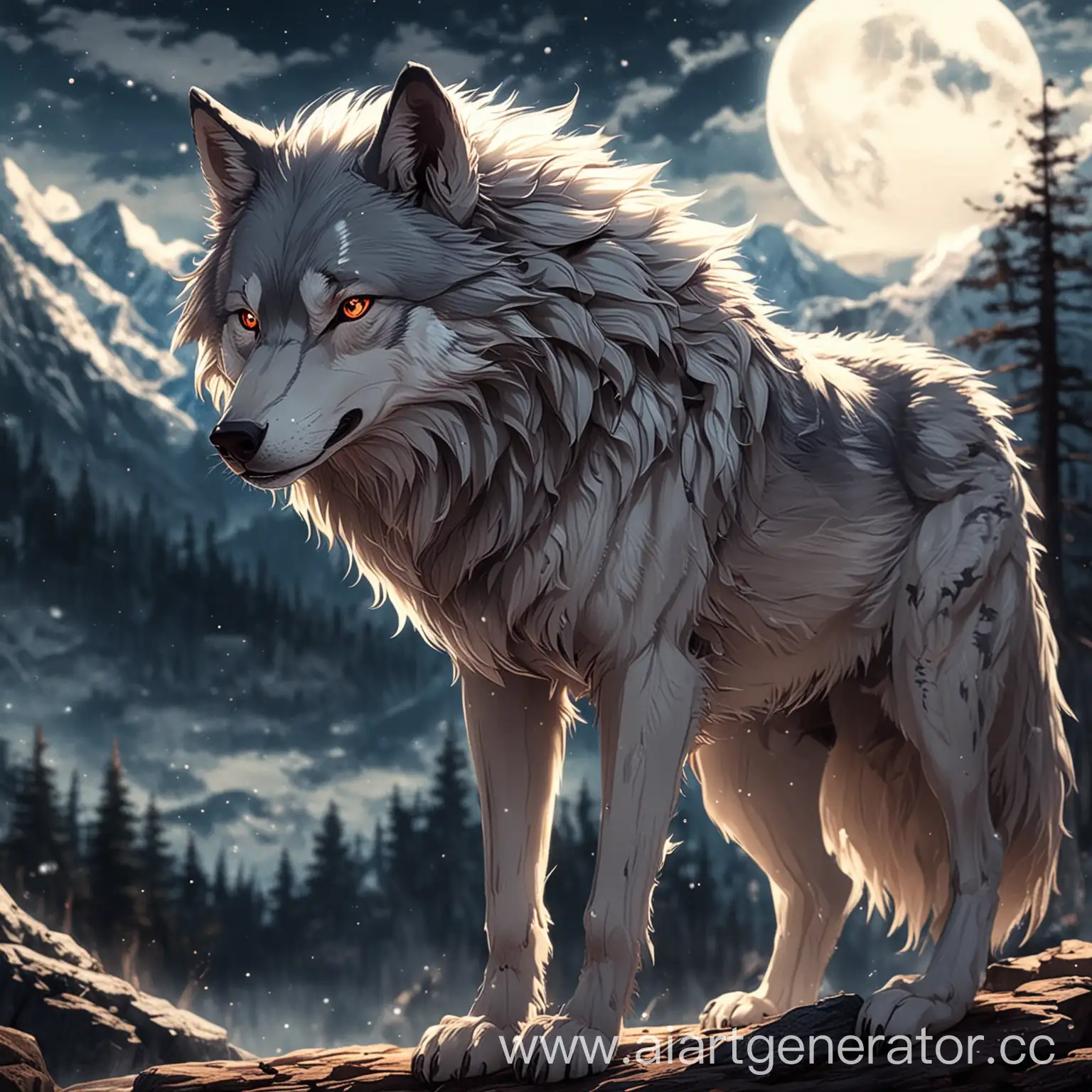 Majestic-Anime-Wolf-in-Moonlit-Forest