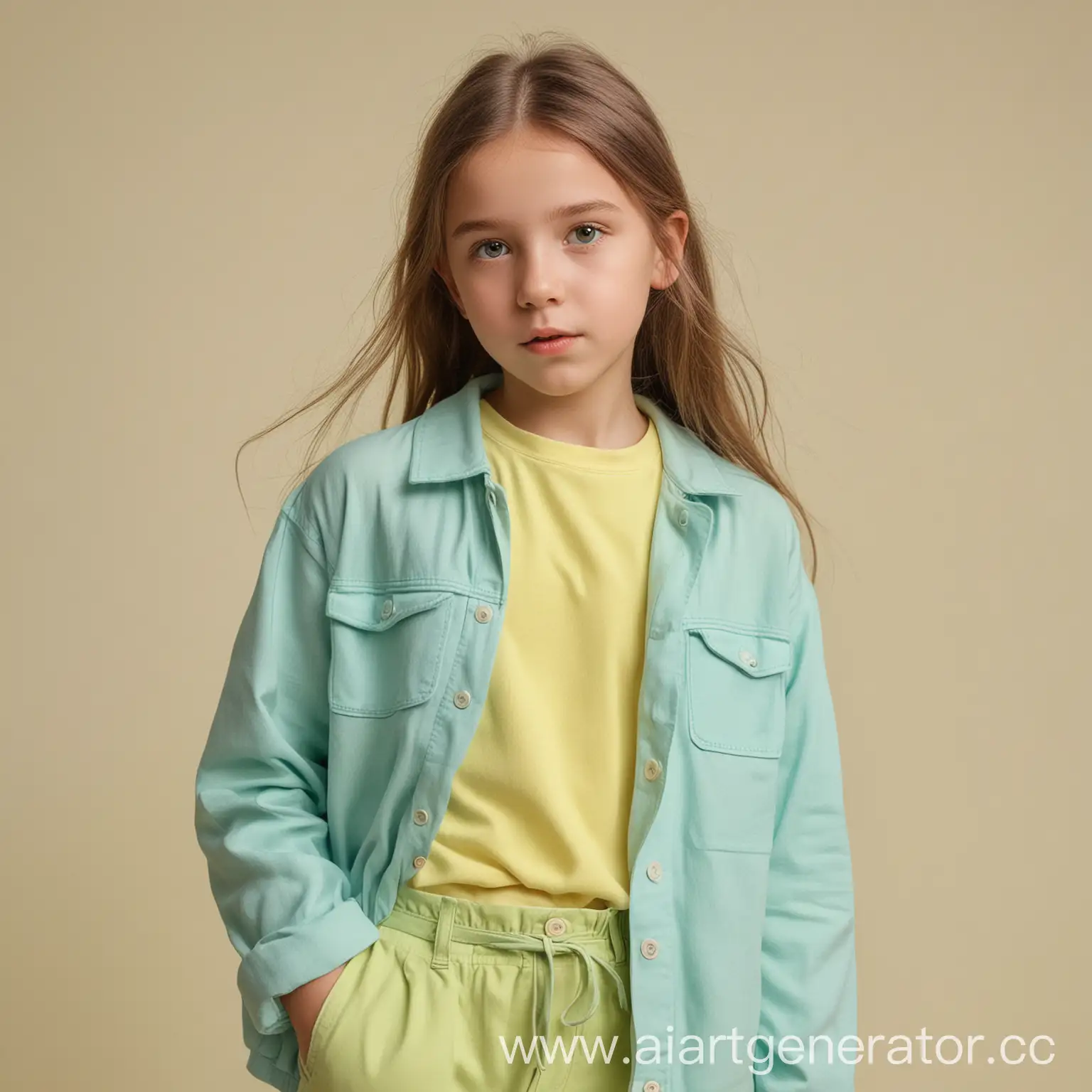 Girl-in-Pastel-Colored-Clothing-Serene-Portrait-of-a-Young-Woman-in-Soft-Hues