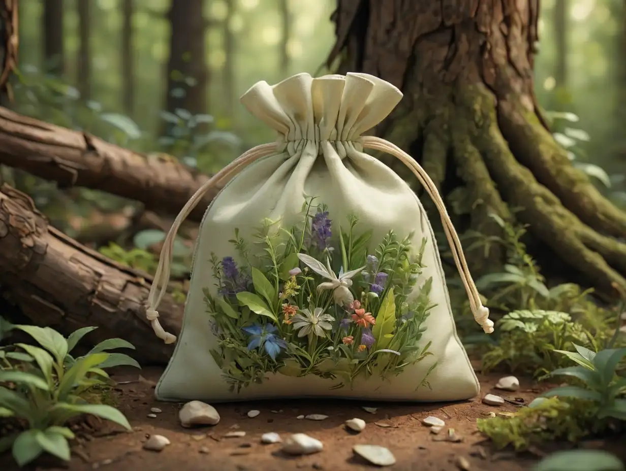 Magical-Herb-Pouch-in-Enchanted-Forest