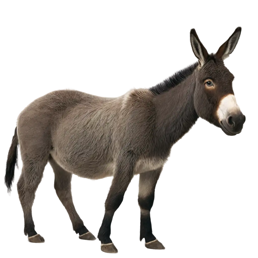 HighQuality-PNG-Image-of-a-Full-Body-Donkey-Enhancing-Online-Presence-and-Accessibility