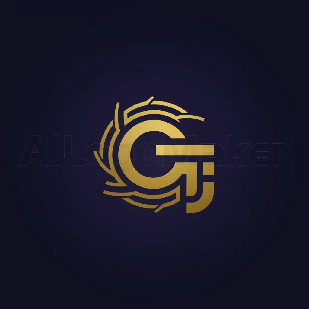 a logo design,with the text "C.FG", main symbol:dark blue background and golden text,Moderate,be used in Technology industry,clear background