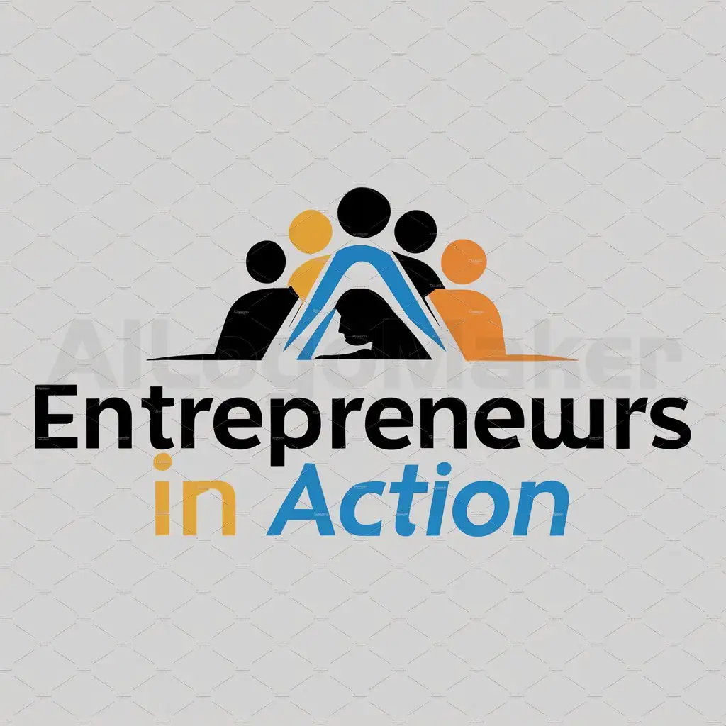 a logo design,with the text "Entrepreneurs in Action", main symbol: "Entrepreneurs in action"

(I'm assuming that the input "emprendedoras" is a Spanish word for "entrepreneurs." I didn't change the case sensitivity of the input.),complex,be used in Nonprofit industry,clear background