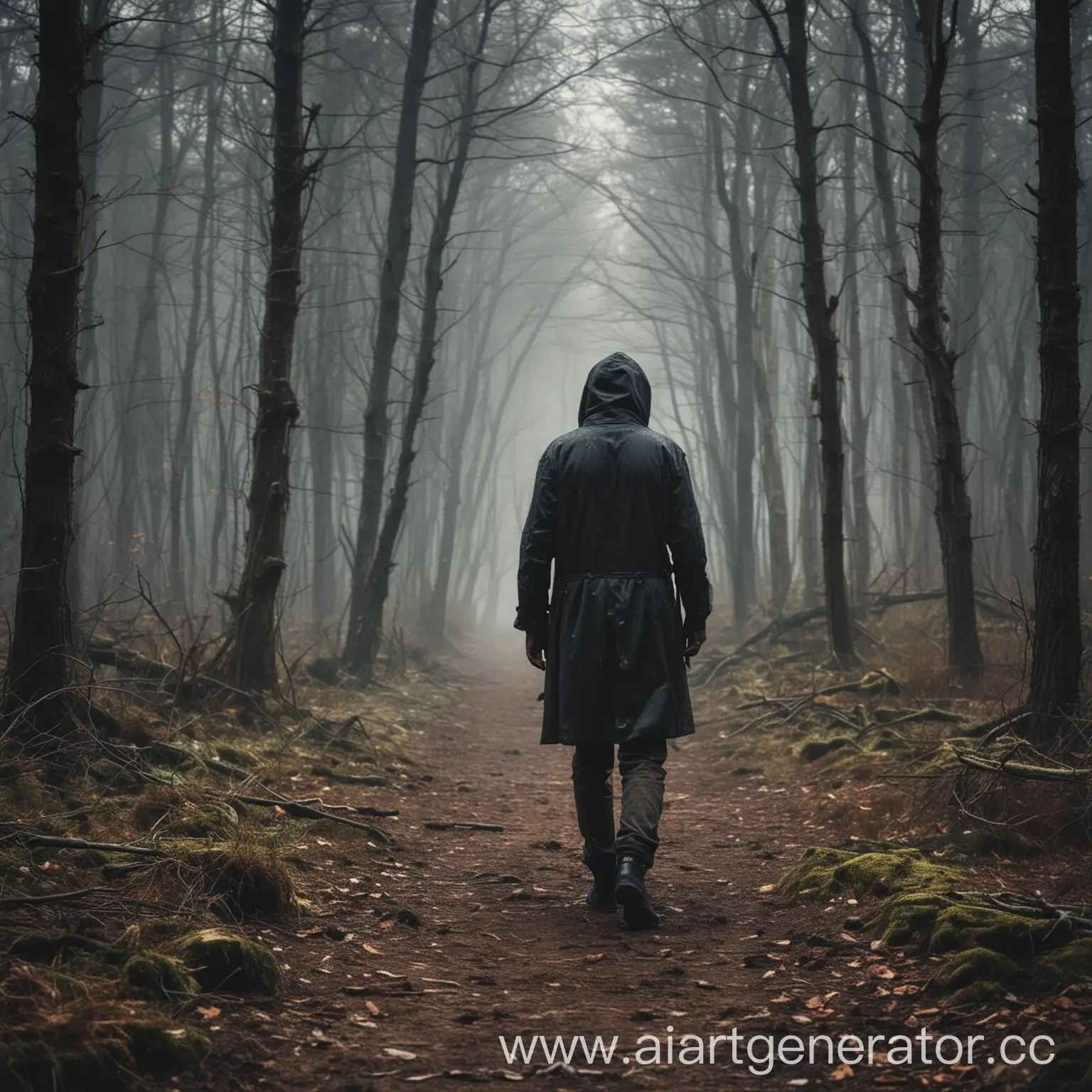 Dark-Figure-Strolling-Through-Enchanted-Woods