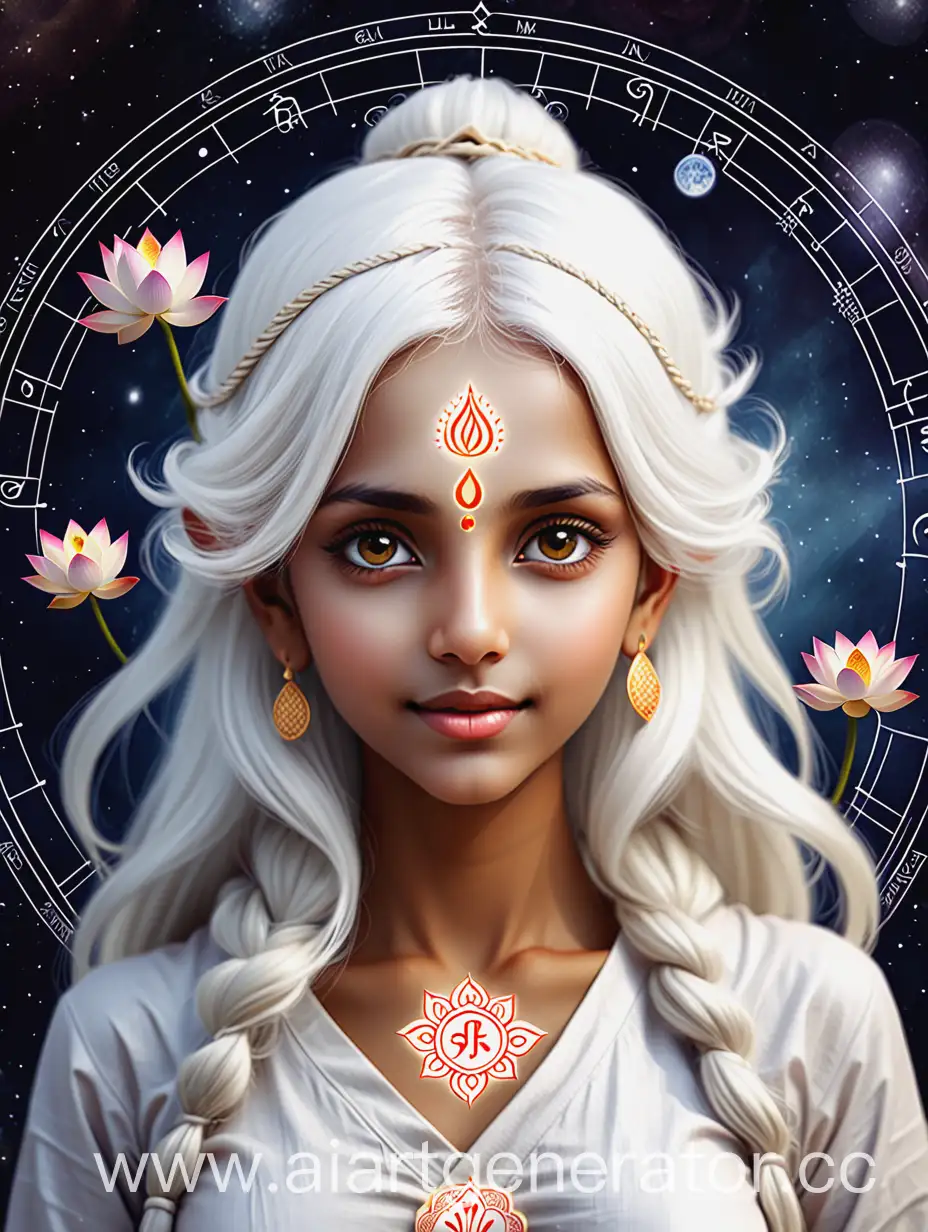 Vedic-Astrology-Lotus-Girl-with-White-Hair