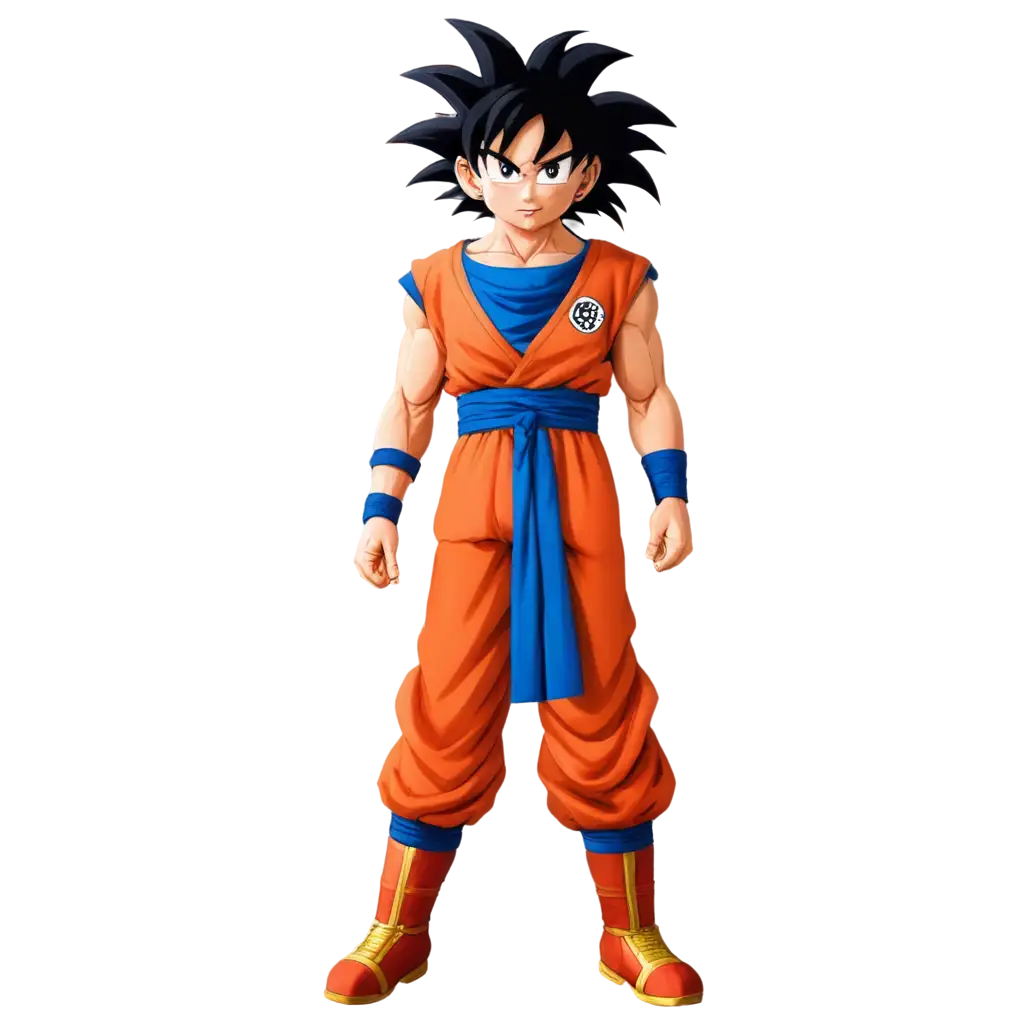 PNG-Image-of-Goku-in-Elegant-Dress-AI-Art-Prompt-for-Enhanced-Online-Presence