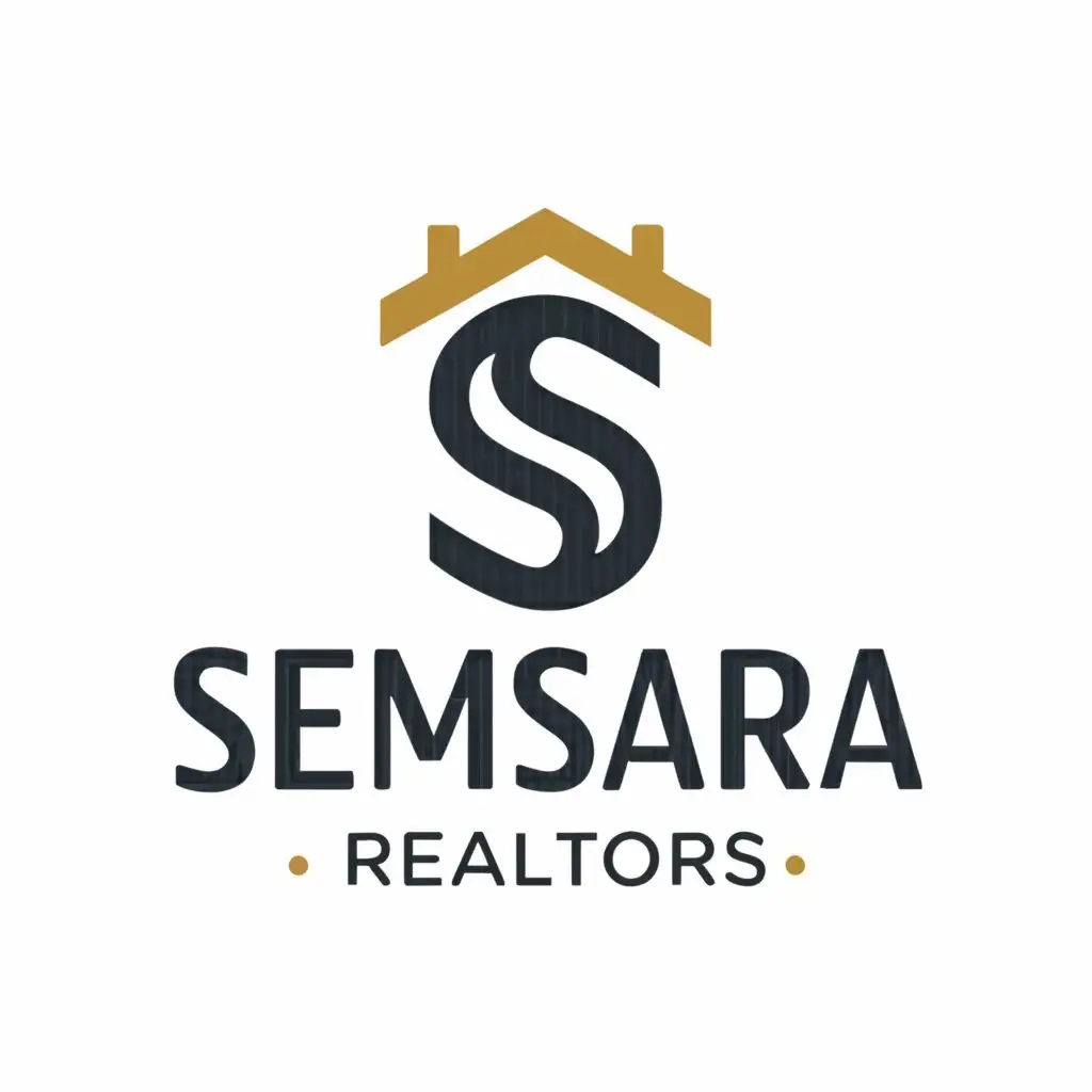 a logo design,with the text "semsara", main symbol:s realtors,Moderate,be used in Real Estate industry,clear background