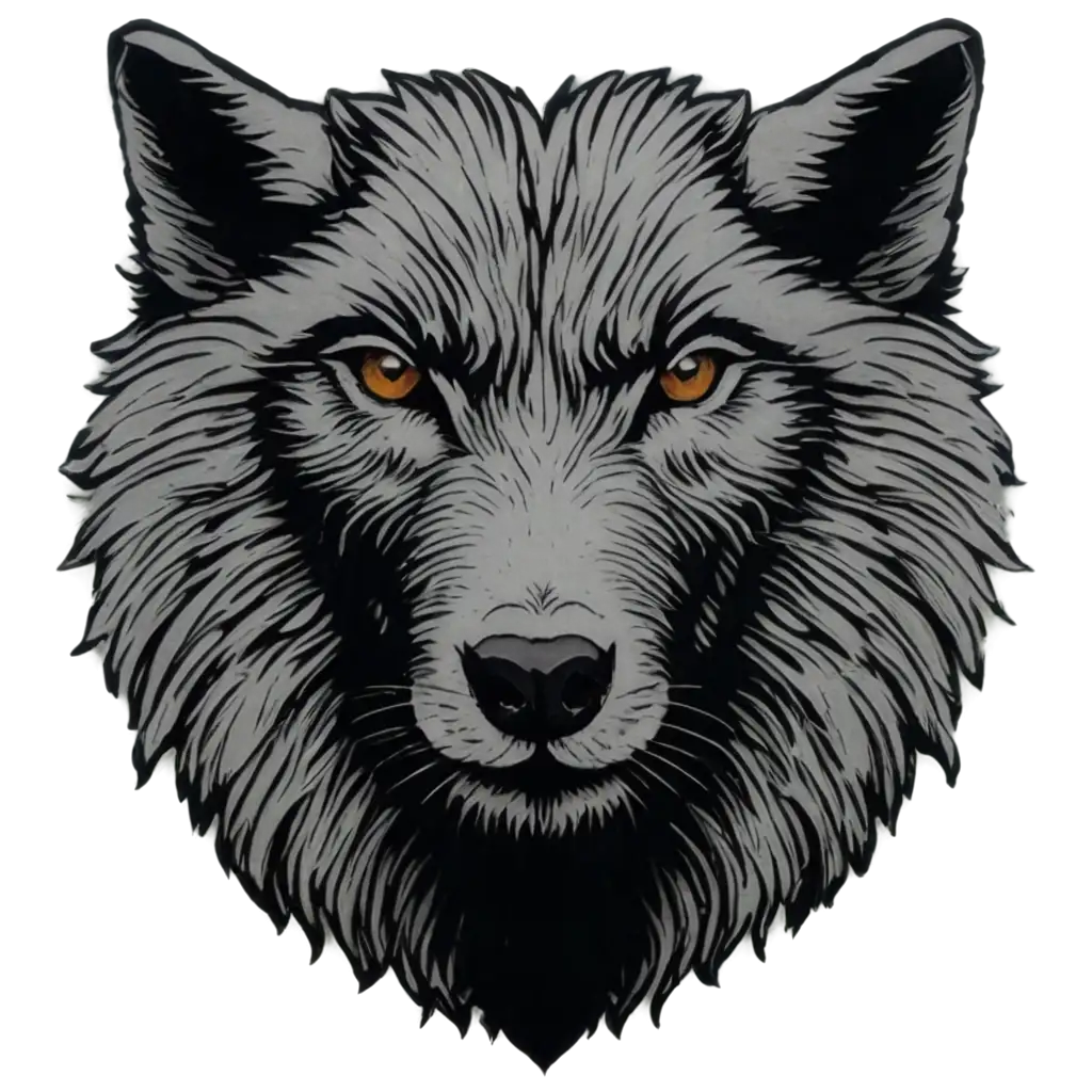 Logo serigala berbulu domba