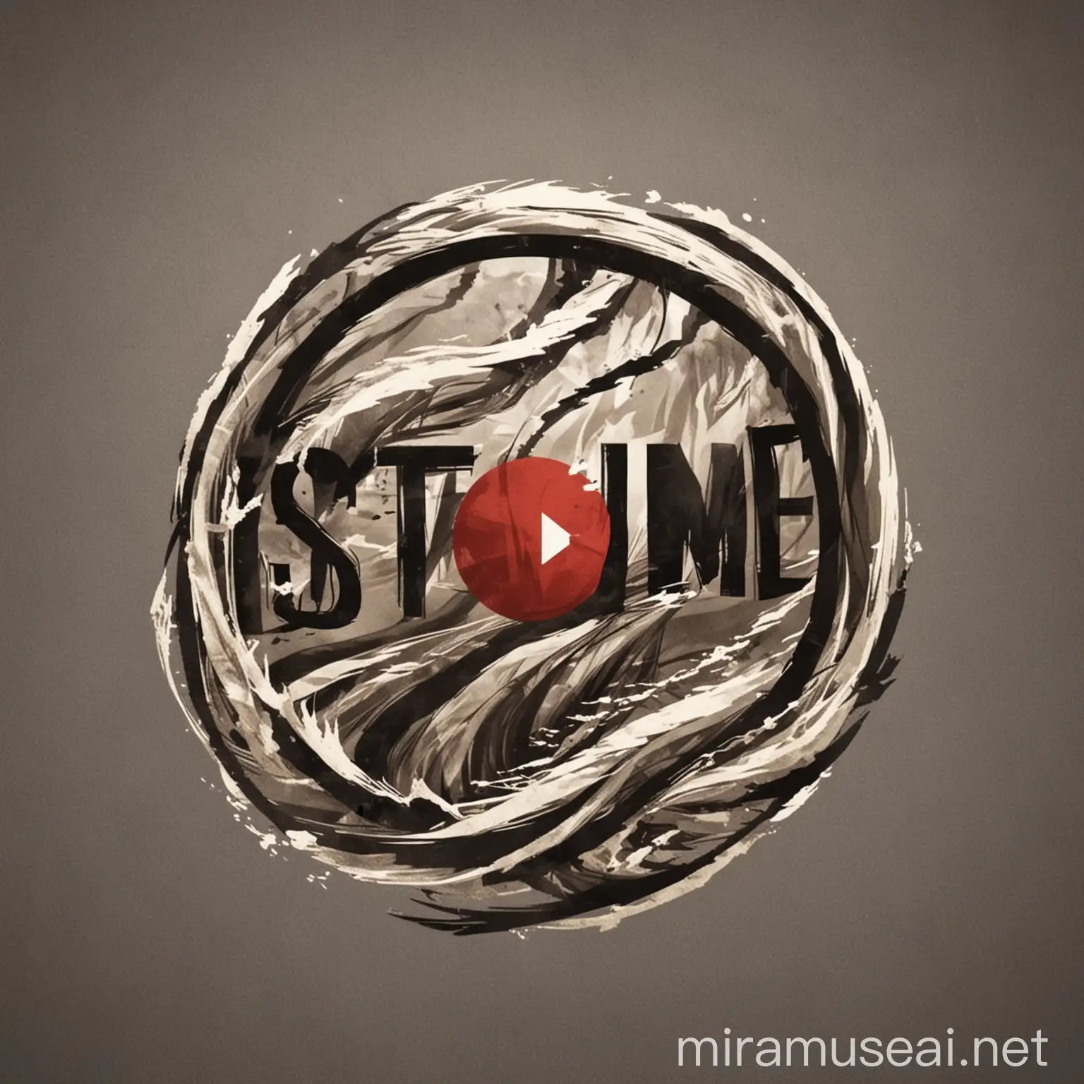 Circular Logo Design for Strong Winds YouTube Channel