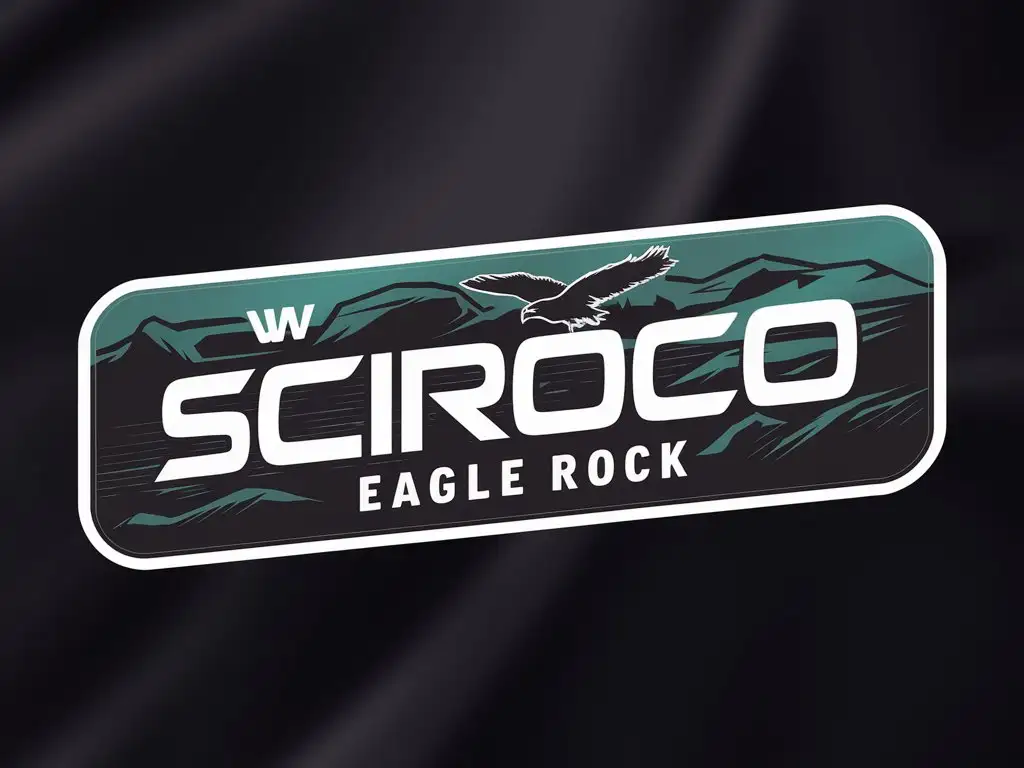 Rectangular-VW-Scirocco-Sticker-with-Eagle-Rock-Design