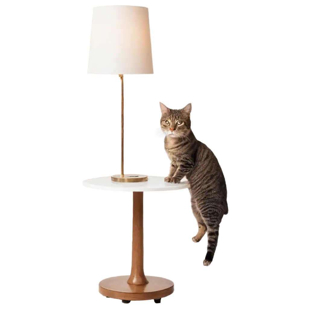 HighQuality-PNG-Image-of-a-Cat-on-a-Table-Behind-a-Lamp-AI-Art-Prompt