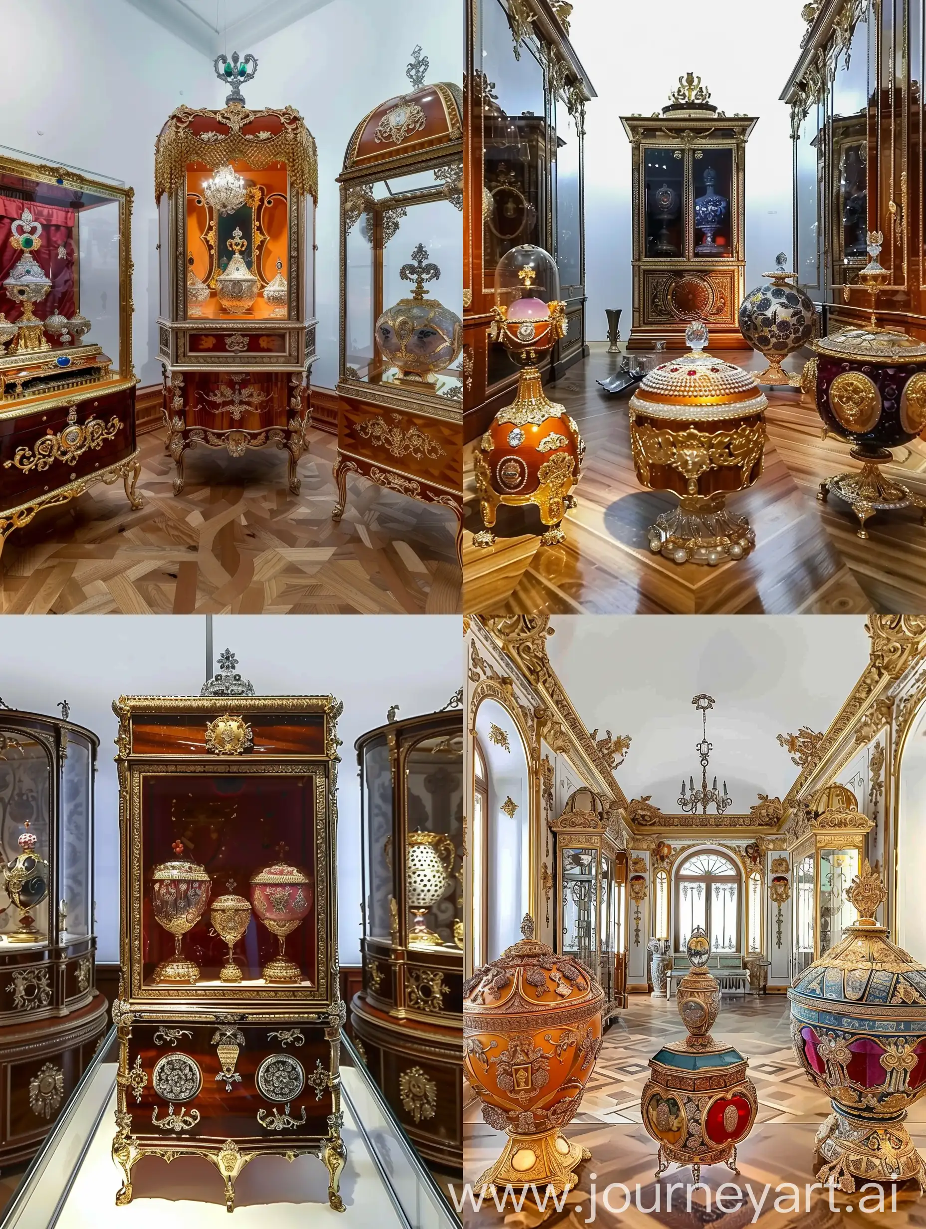 Elegant-Visitors-Admiring-Faberg-Treasures