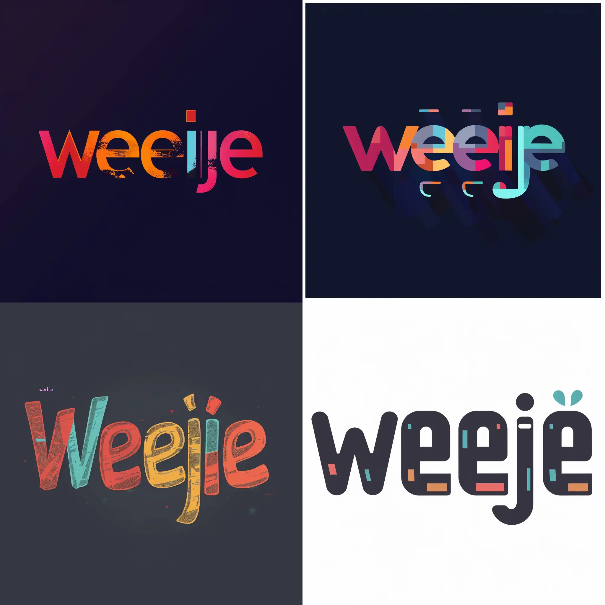 logo type for word 'webije' which is a web design agency