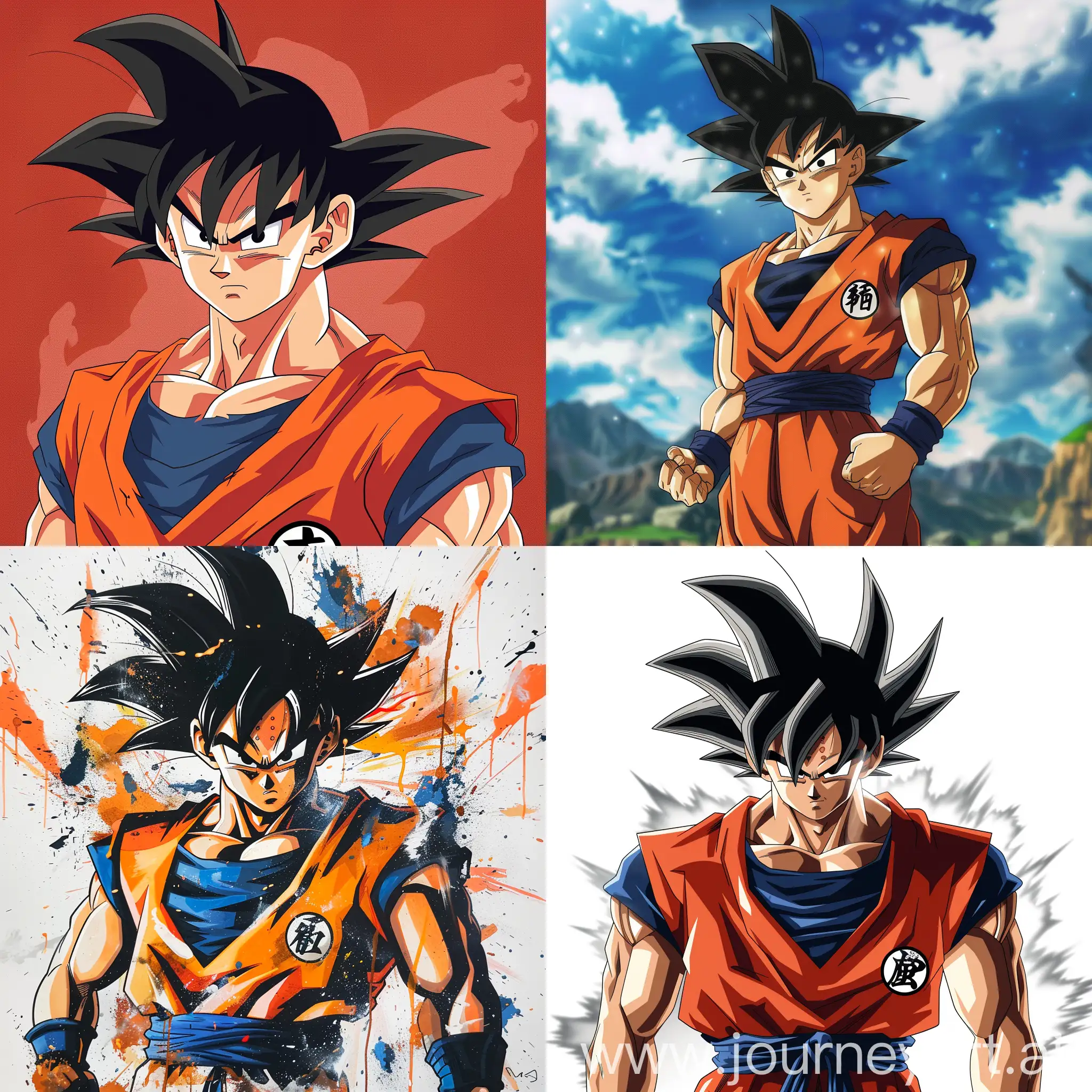 Epic-Battle-Goku-in-Action-from-Dragon-Ball