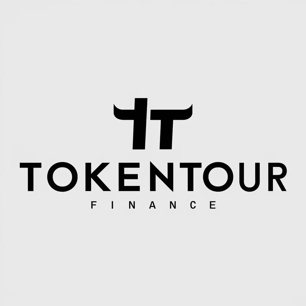 a logo design,with the text "Tokentour", main symbol:TT,Moderate,be used in Finance industry,clear background