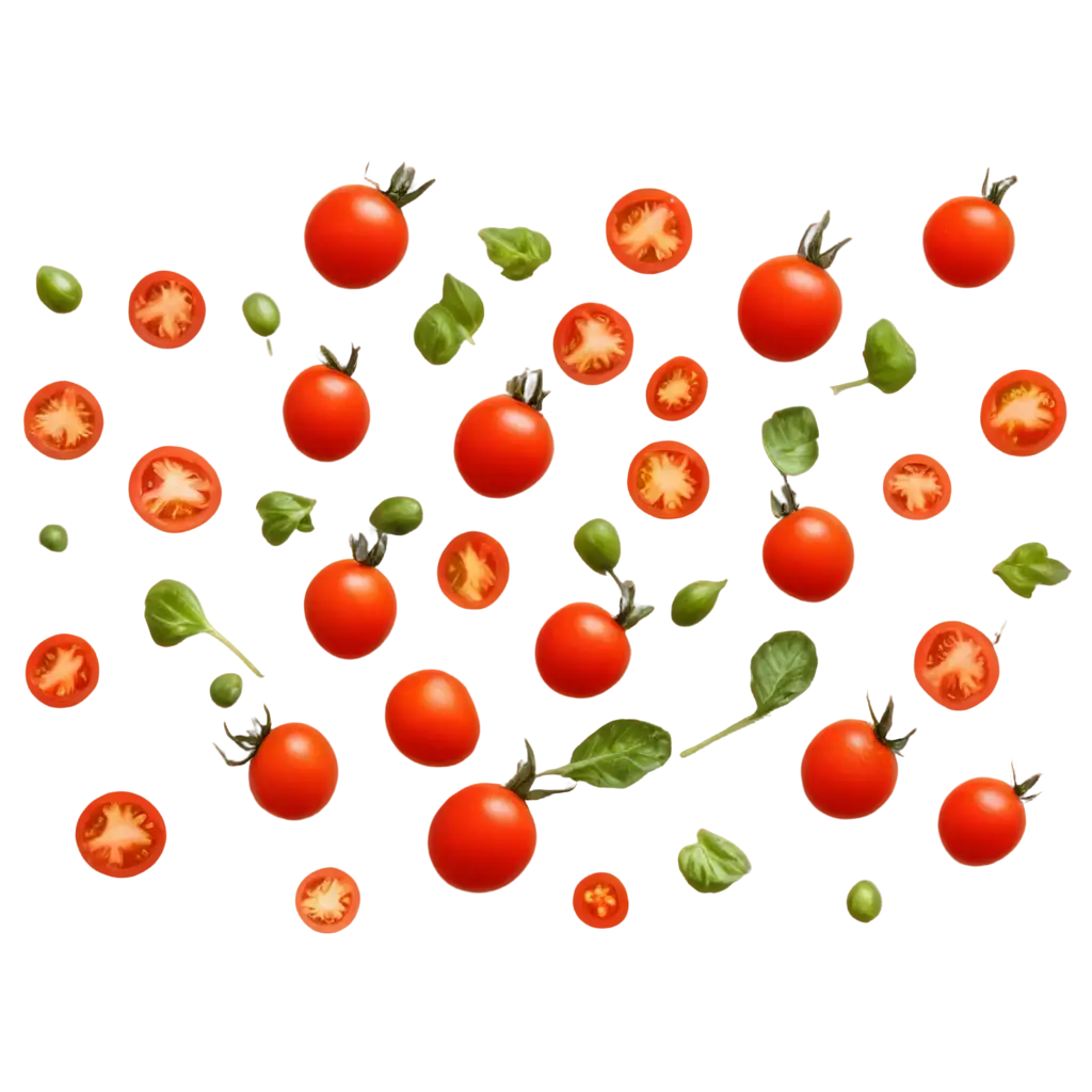 lof of cherry tomato