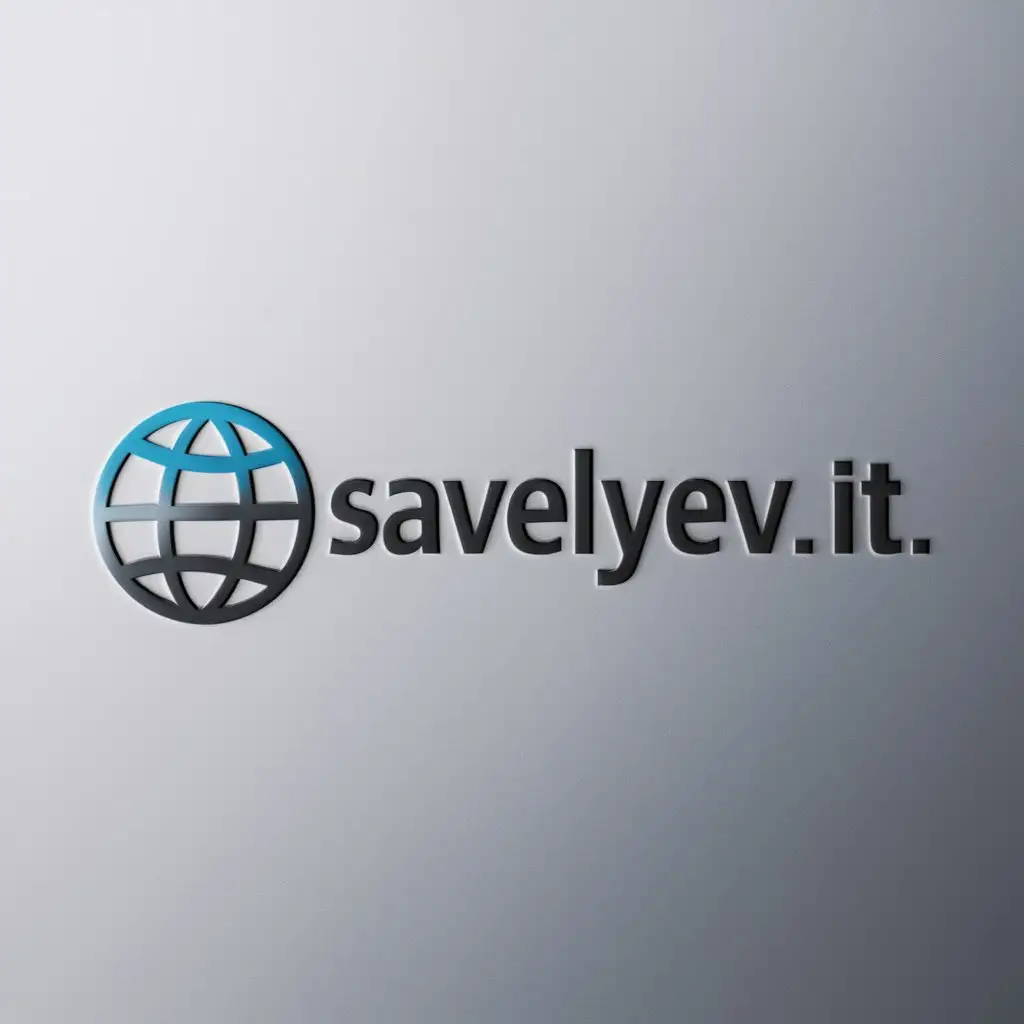 a logo design,with the text "savelyev.it", main symbol:internet,Moderate,be used in Internet industry,clear background