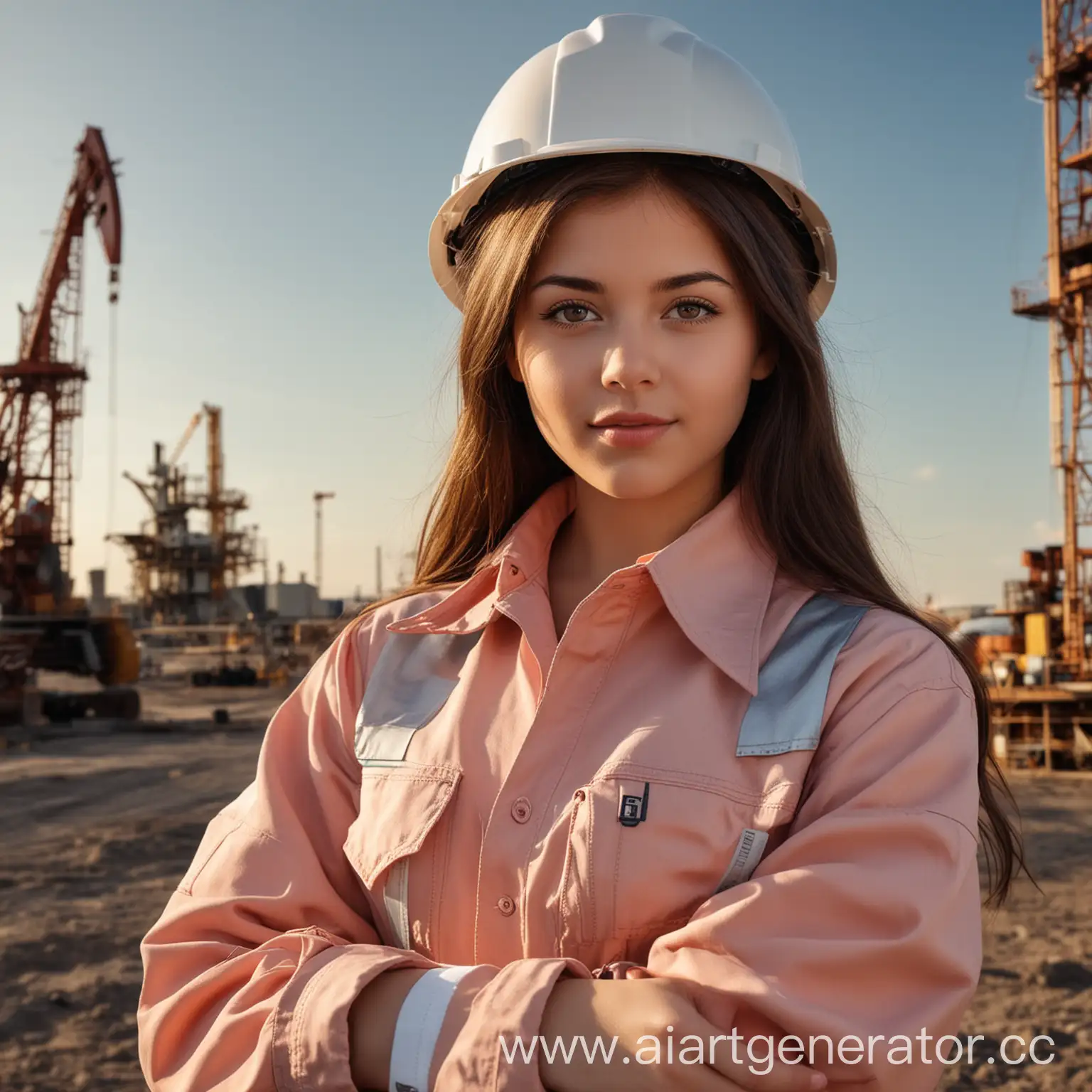 Intelligent-Brunette-Woman-in-Future-Oil-and-Gas-Industry