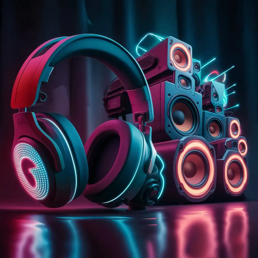 GAMING SPEAKERS AND HEADPHONE DEVICESNEW  ON THEMARKET portrait