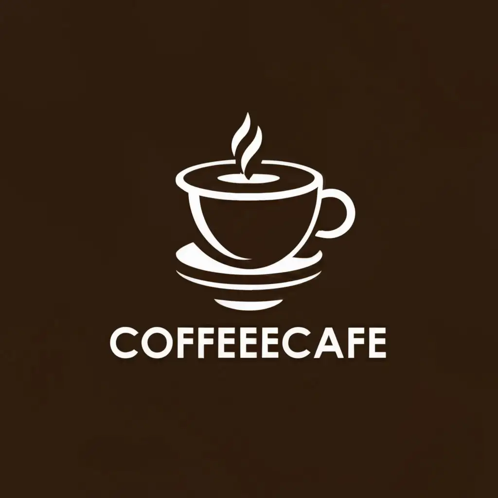 a logo design,with the text "CoffeeCafe", main symbol:coffee,Moderate,be used in Restaurant industry,clear background