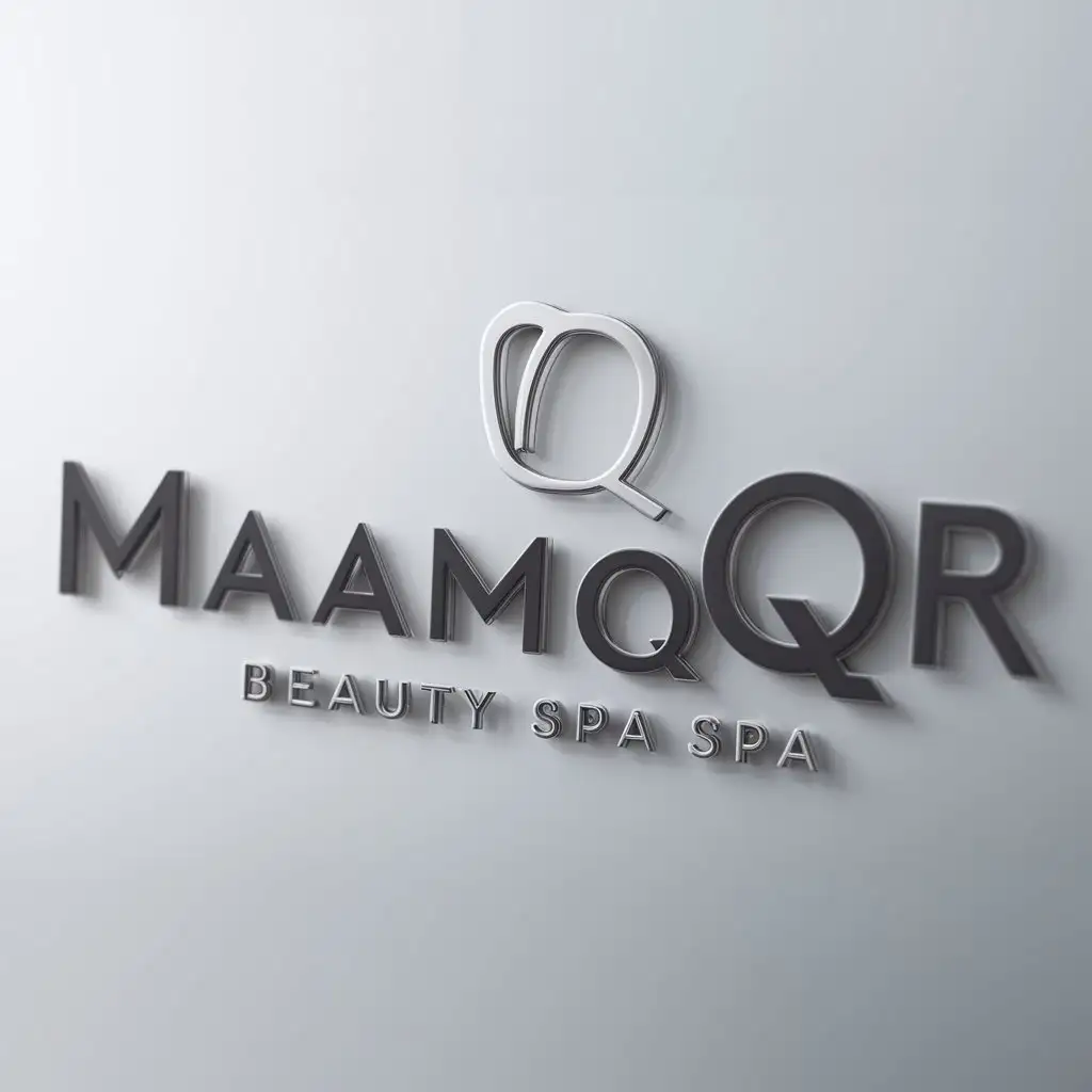 a logo design,with the text "МАНИQR", main symbol:Nail,Moderate,be used in Beauty Spa industry,clear background