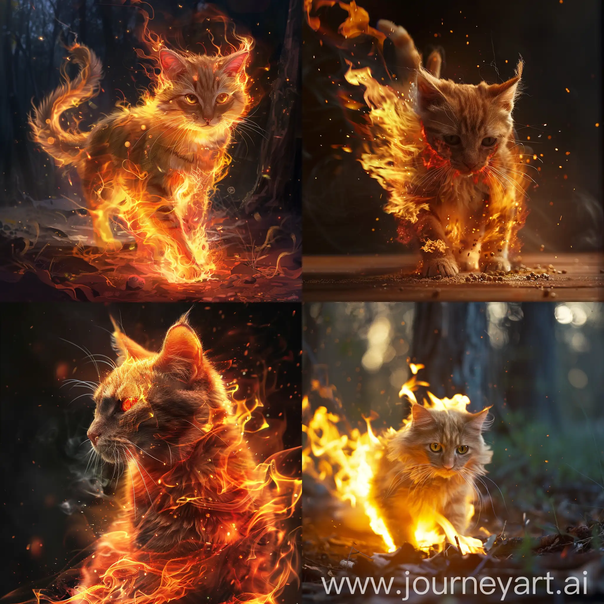 Fiery-Cat-Roaring-in-the-Night