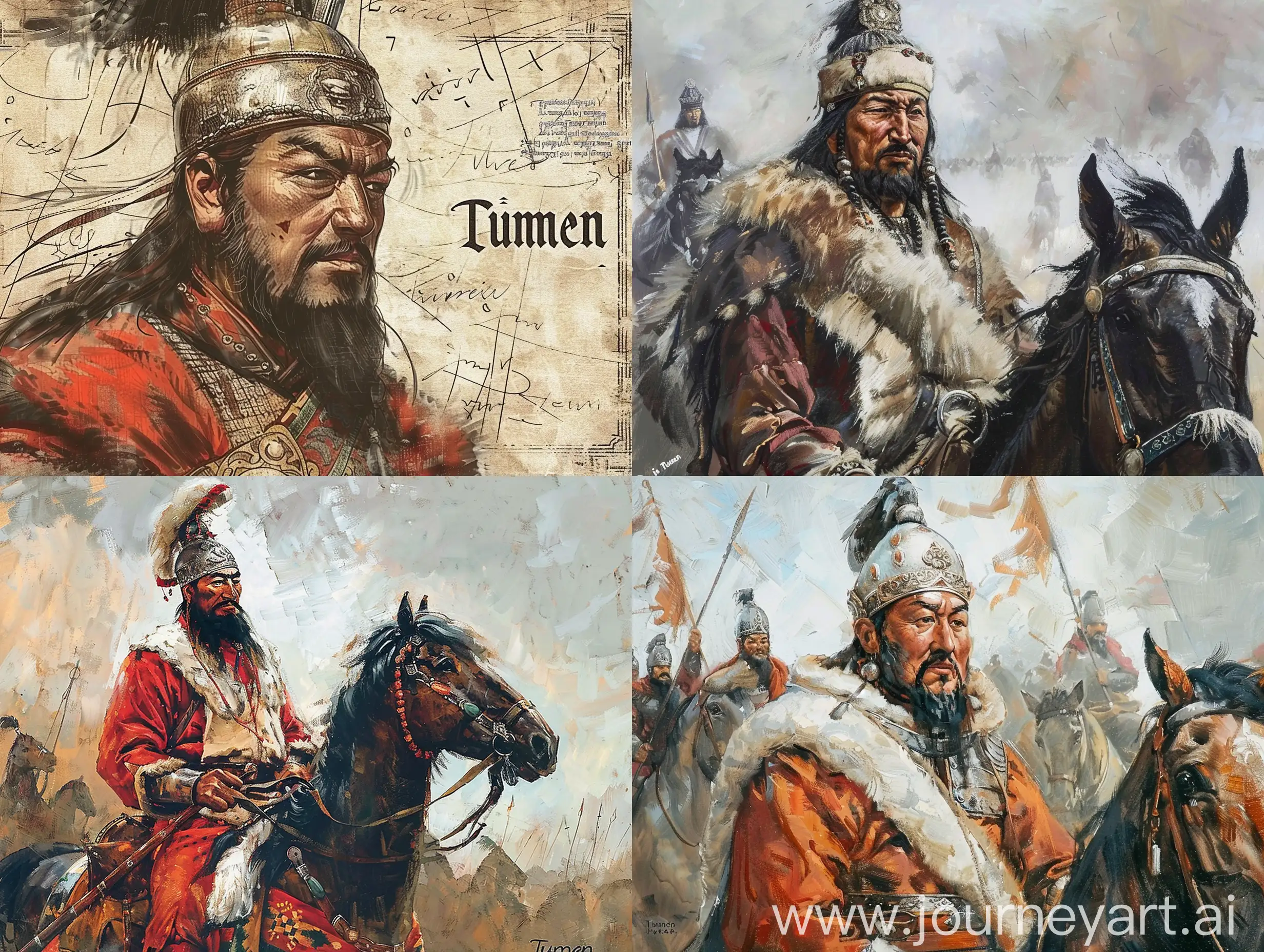 Bumin Khan, also known as Illig Khan, founded the Turkic Khaganate as the eldest son of Ashina Tuwu and became the chief of the Turks of the Rouran Khaganate, also known as “Tumen”.