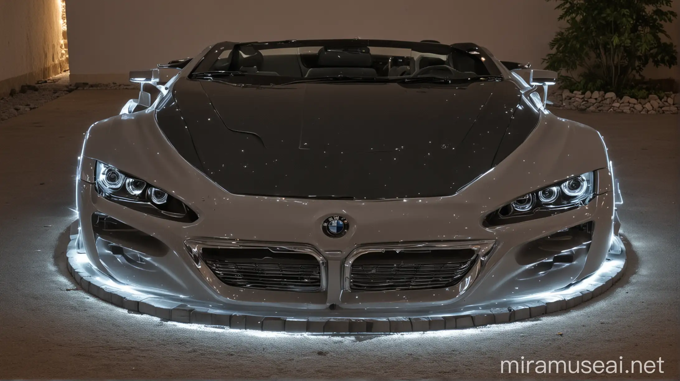 Luxurious BMW CarShaped Jacuzzi with Illuminated Headlights