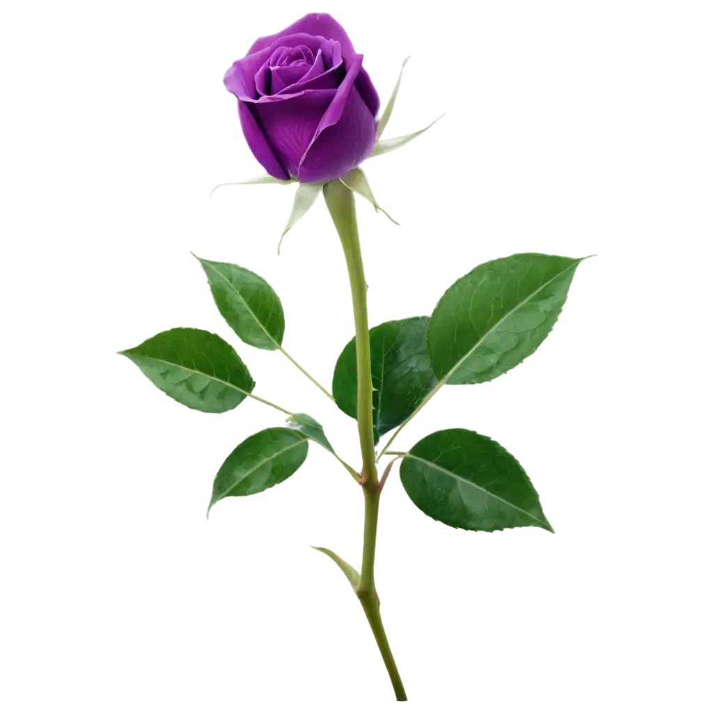 Stunning-PNG-CloseUp-of-a-Purple-Rose-Enhance-Your-Visual-Content-with-HighQuality-Imagery