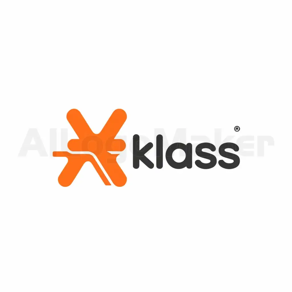 a logo design,with the text "klass", main symbol:Furniture,Minimalistic,be used in Store of children's and teenage furniture industry,clear background