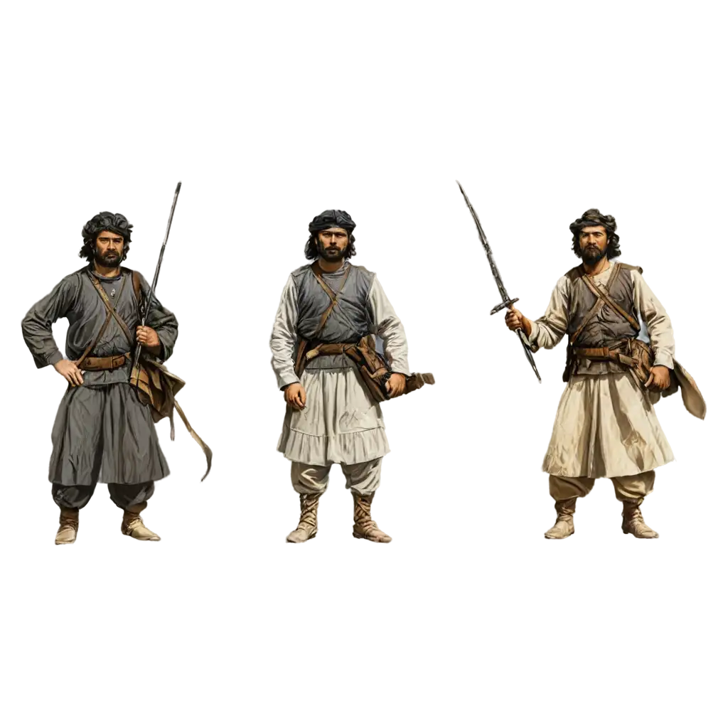 Old-Pashtun-Warriors-PNG-Honoring-Traditional-Pashtoon-Heritage-in-HighQuality-Image-Format