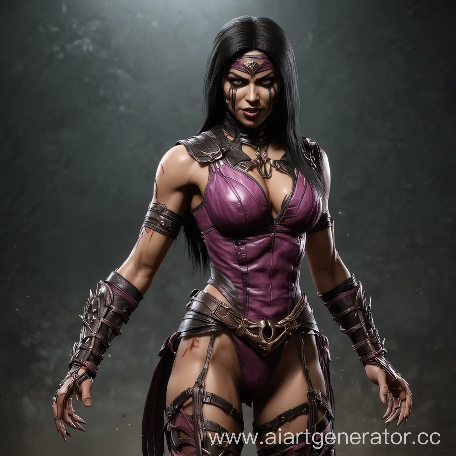 Sultry-and-Fierce-Warrior-Princess-MKX-Mileena-Hot-Cosplay