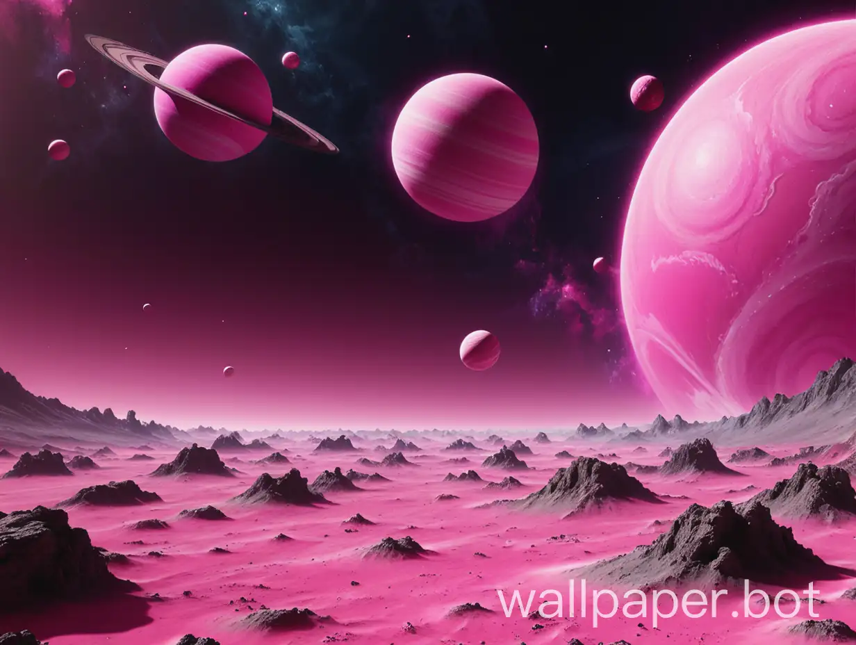 Vibrant-Pink-Galactic-Cosmos-Celestial-Beauty-in-a-Colorful-Space-Landscape