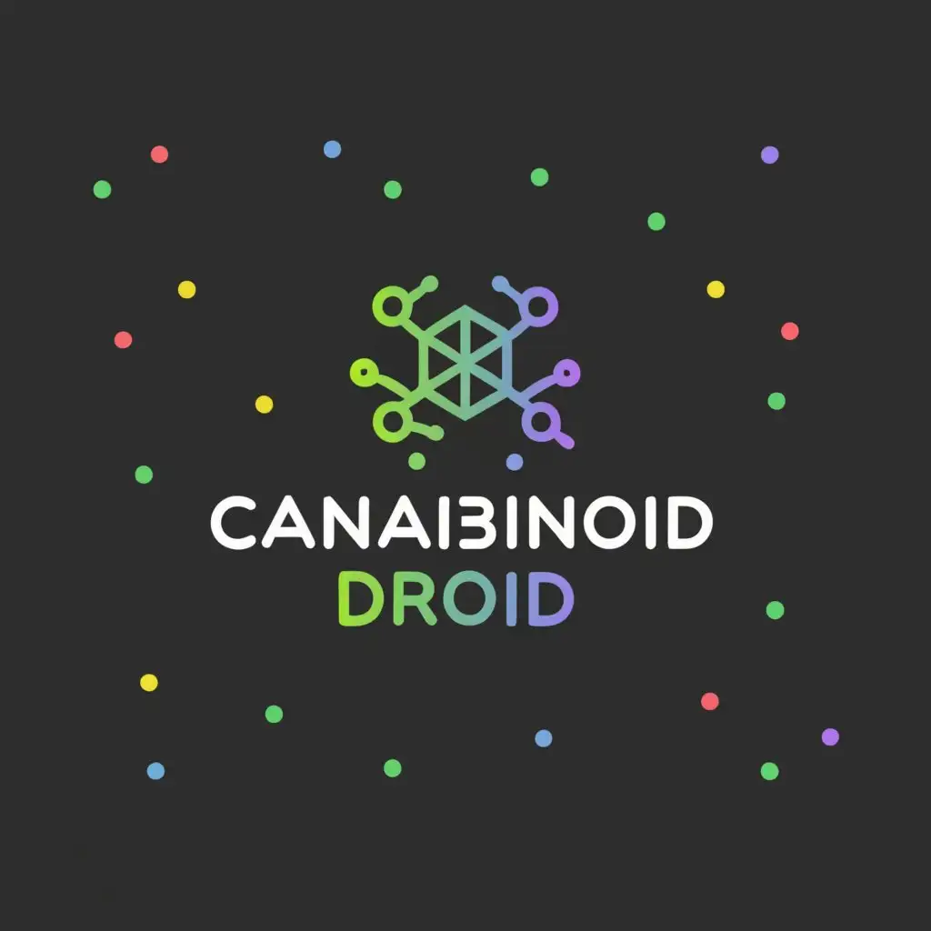 LOGO-Design-For-Cannabinoid-Droid-Futuristic-Theme-with-Cannabinoid-and-Droid-Imagery