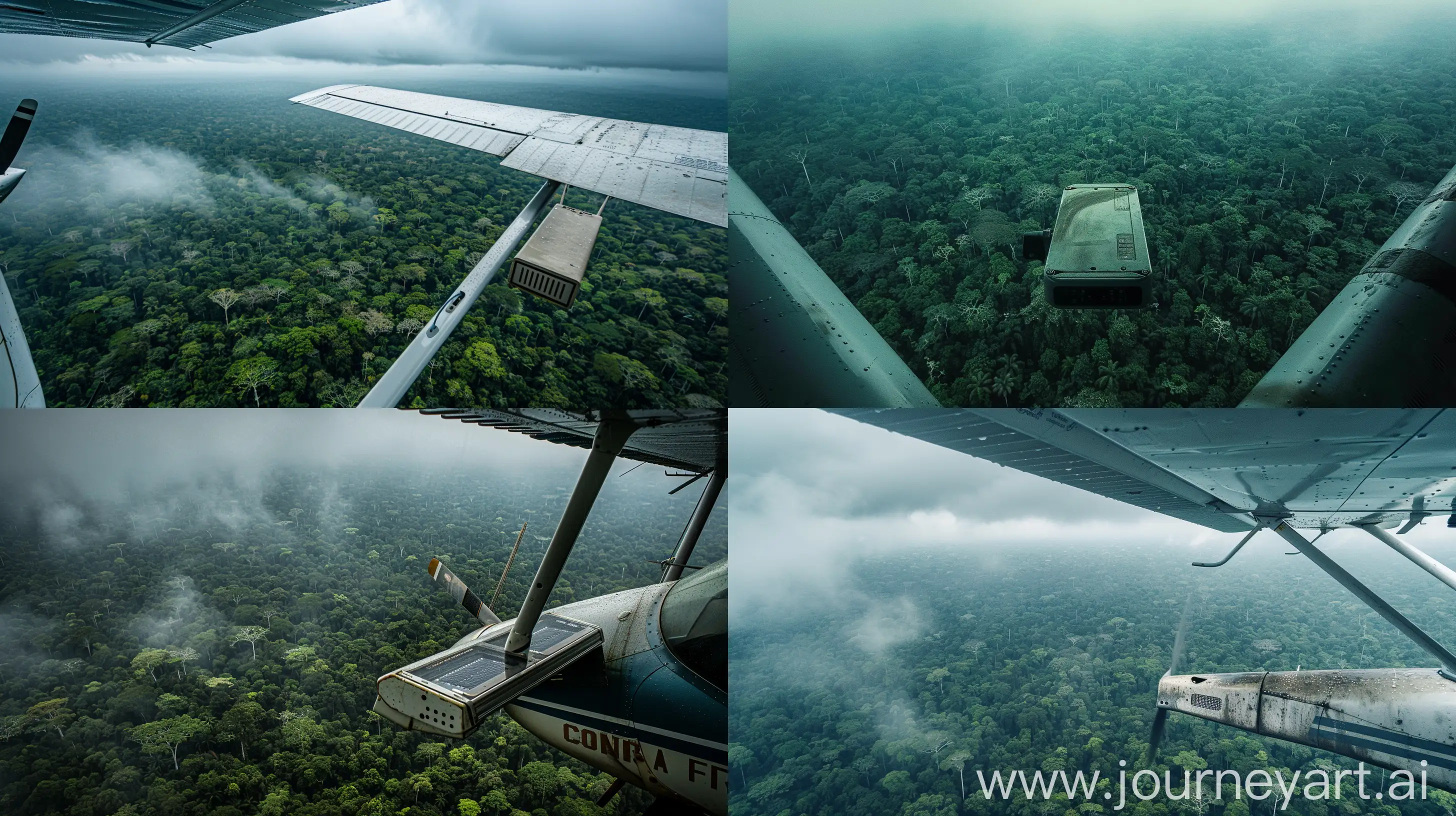 Cessna-Propeller-Aircraft-with-Lidar-Device-Over-Amazon-Rainforest