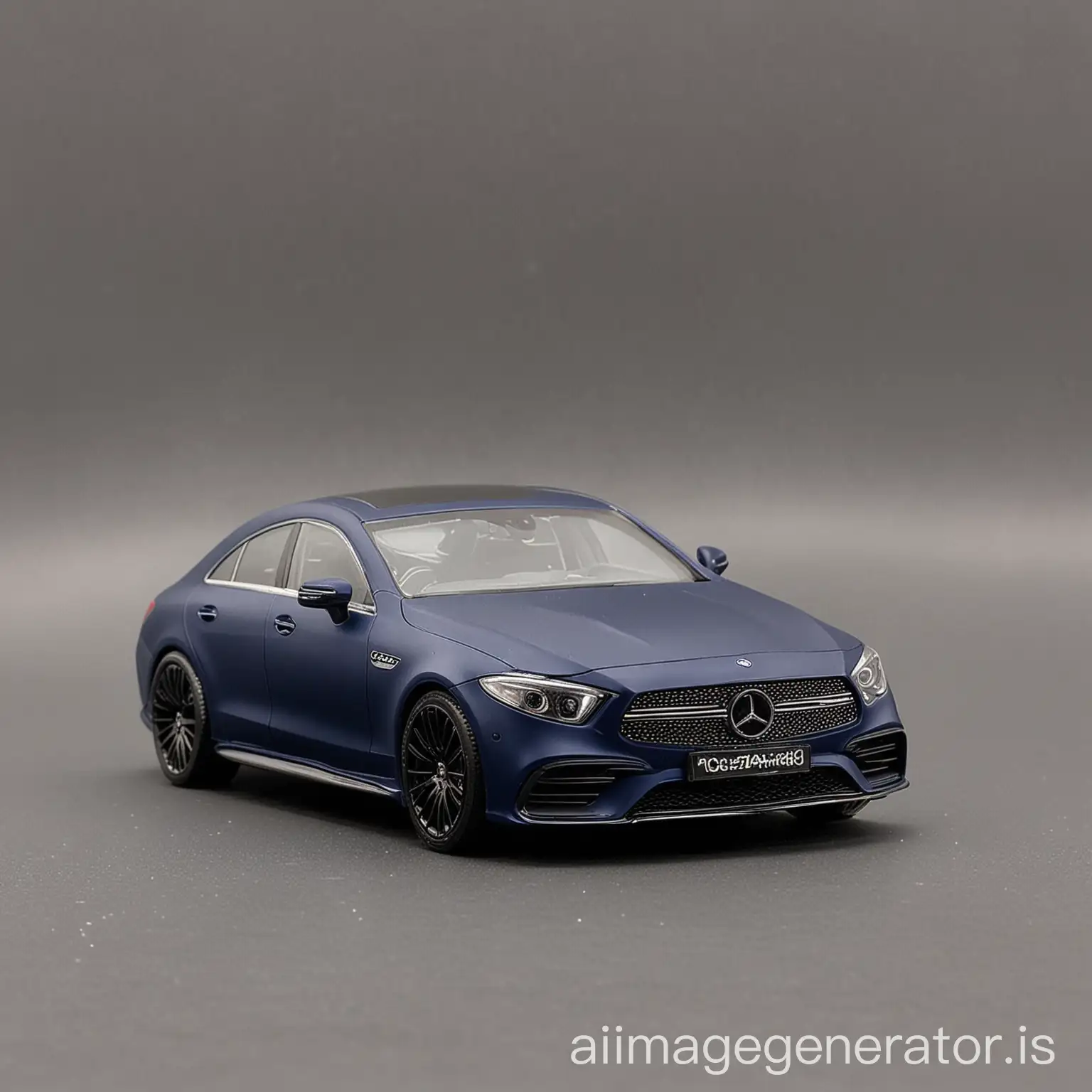Mercedes CLS 450 AMG C257 model in matte mid-night blue colour