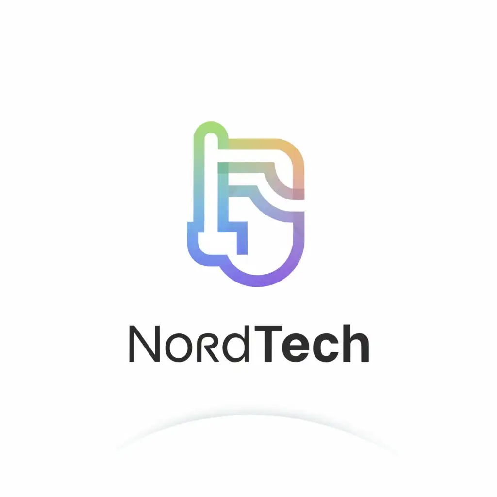 LOGO-Design-For-Nord-Tech-Modern-Telephone-Symbol-for-Retail-Trade-Industry