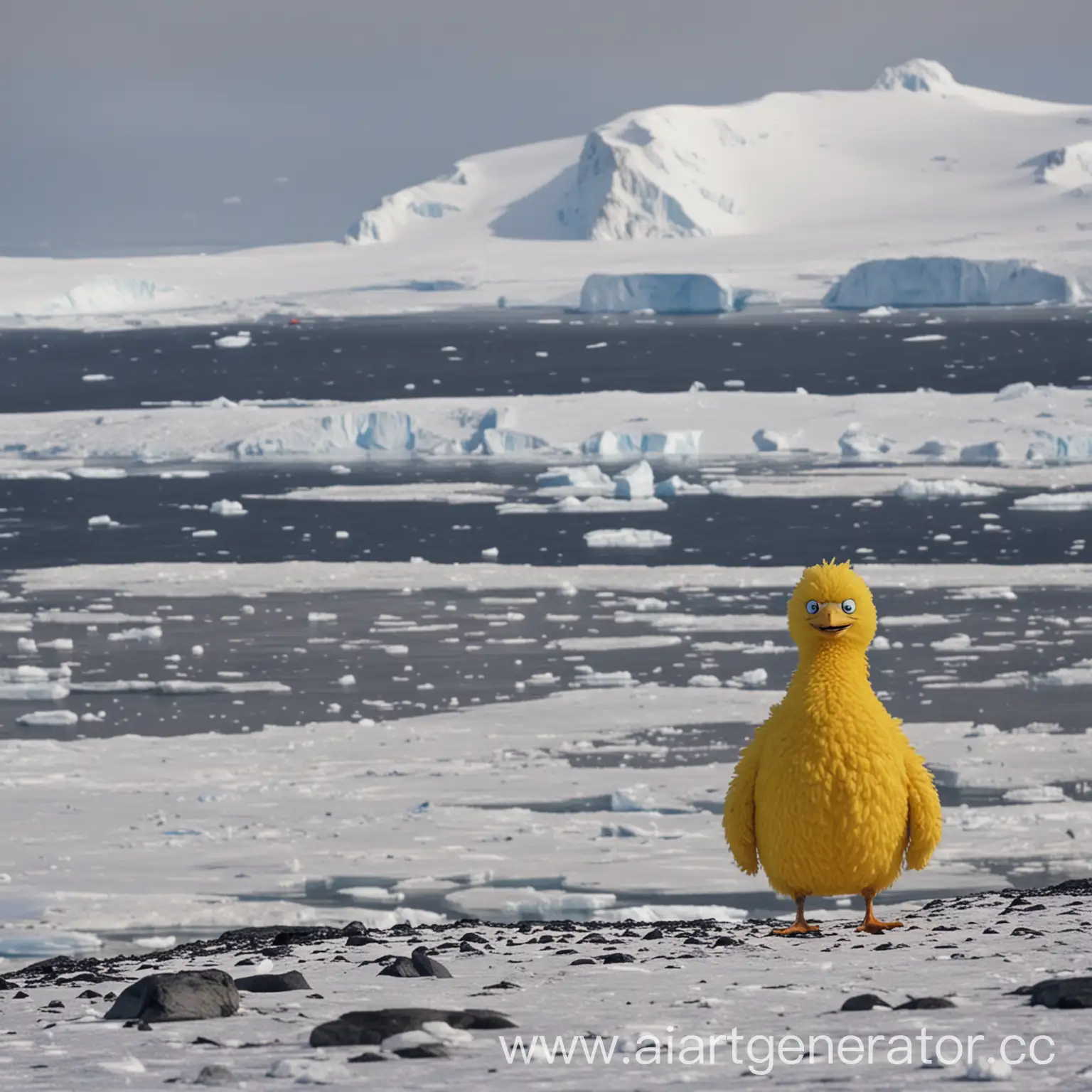 Big bird in Antarctica